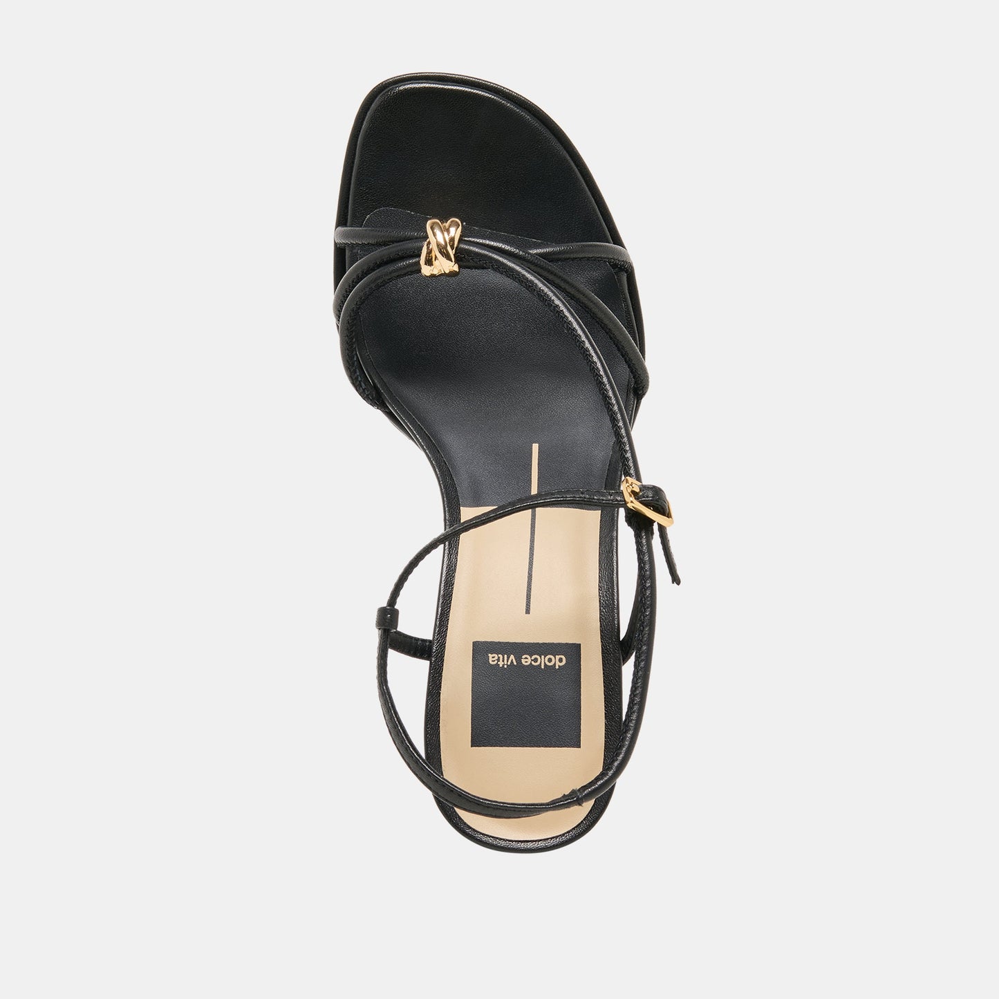 Odete Black Leather Heels Dolce Vita Sale