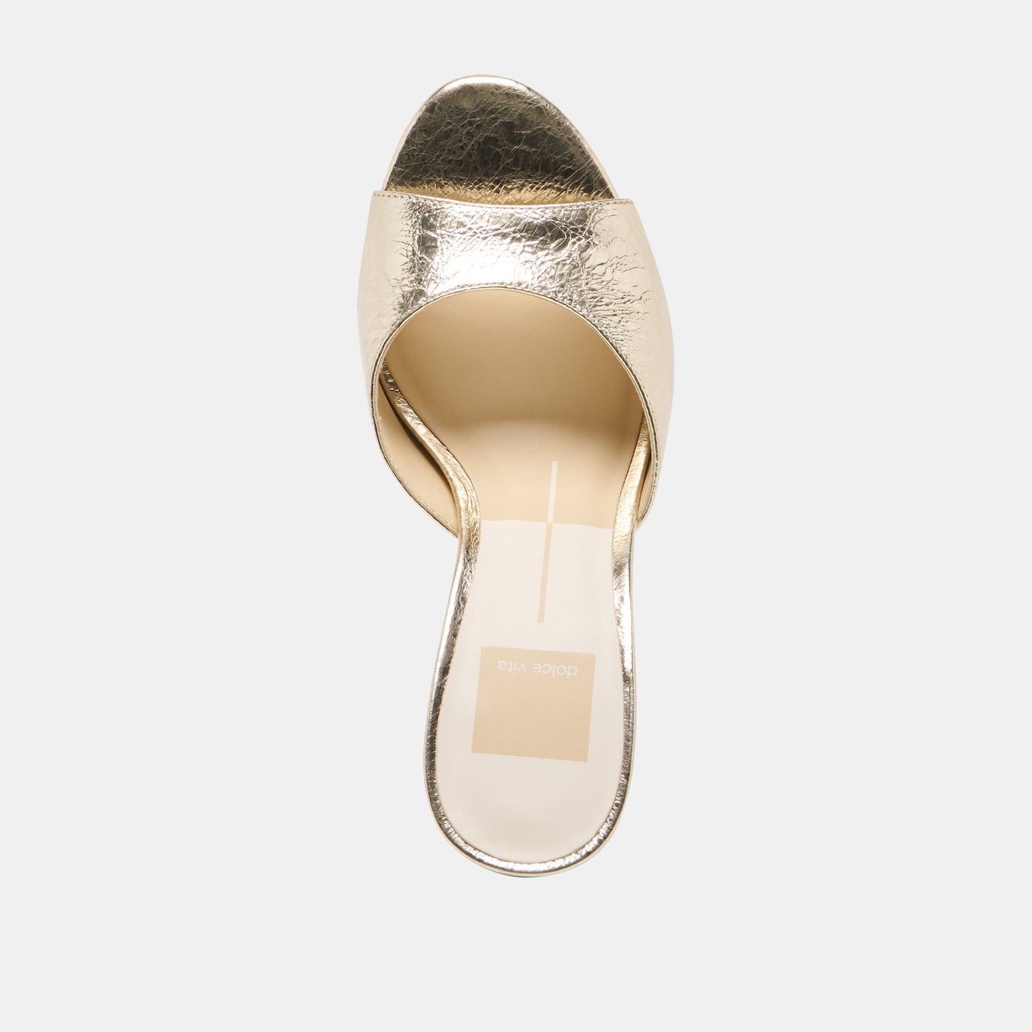 Rosha Platinum Distressed Leather Heels Dolce Vita On sale