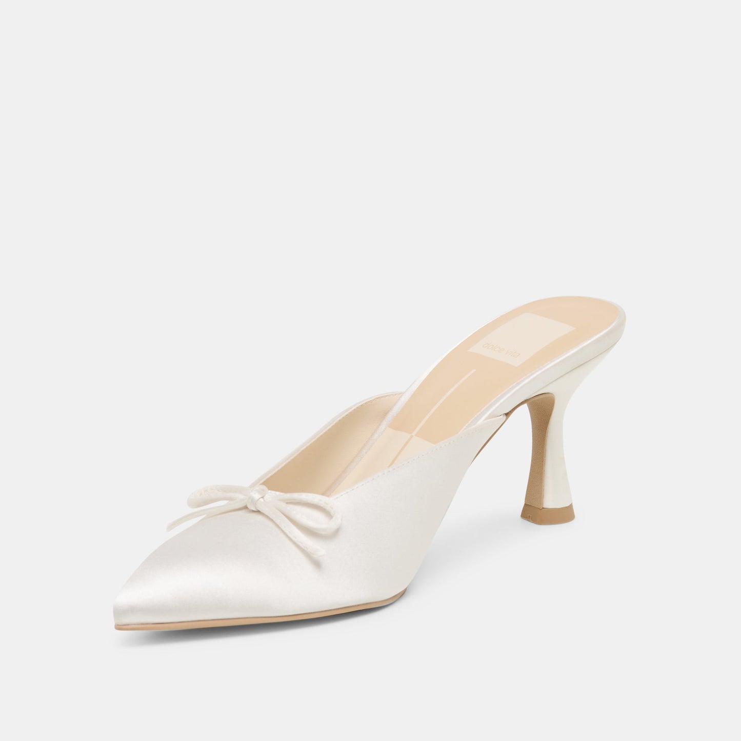 Cleo High Off White Satin Heels Dolce Vita Online