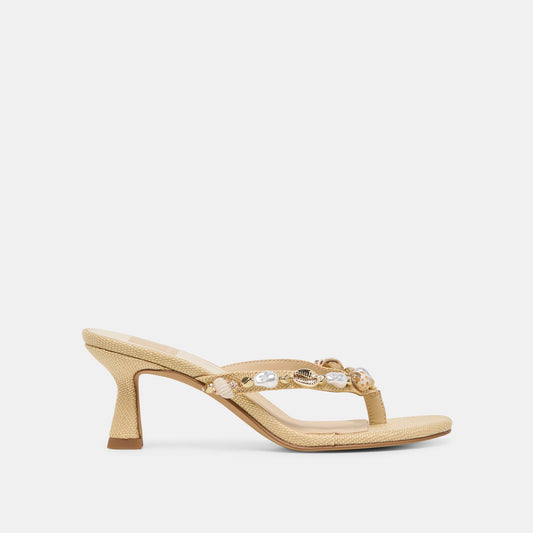 Daksie Lt Natural Raffia Heels Dolce Vita For sale