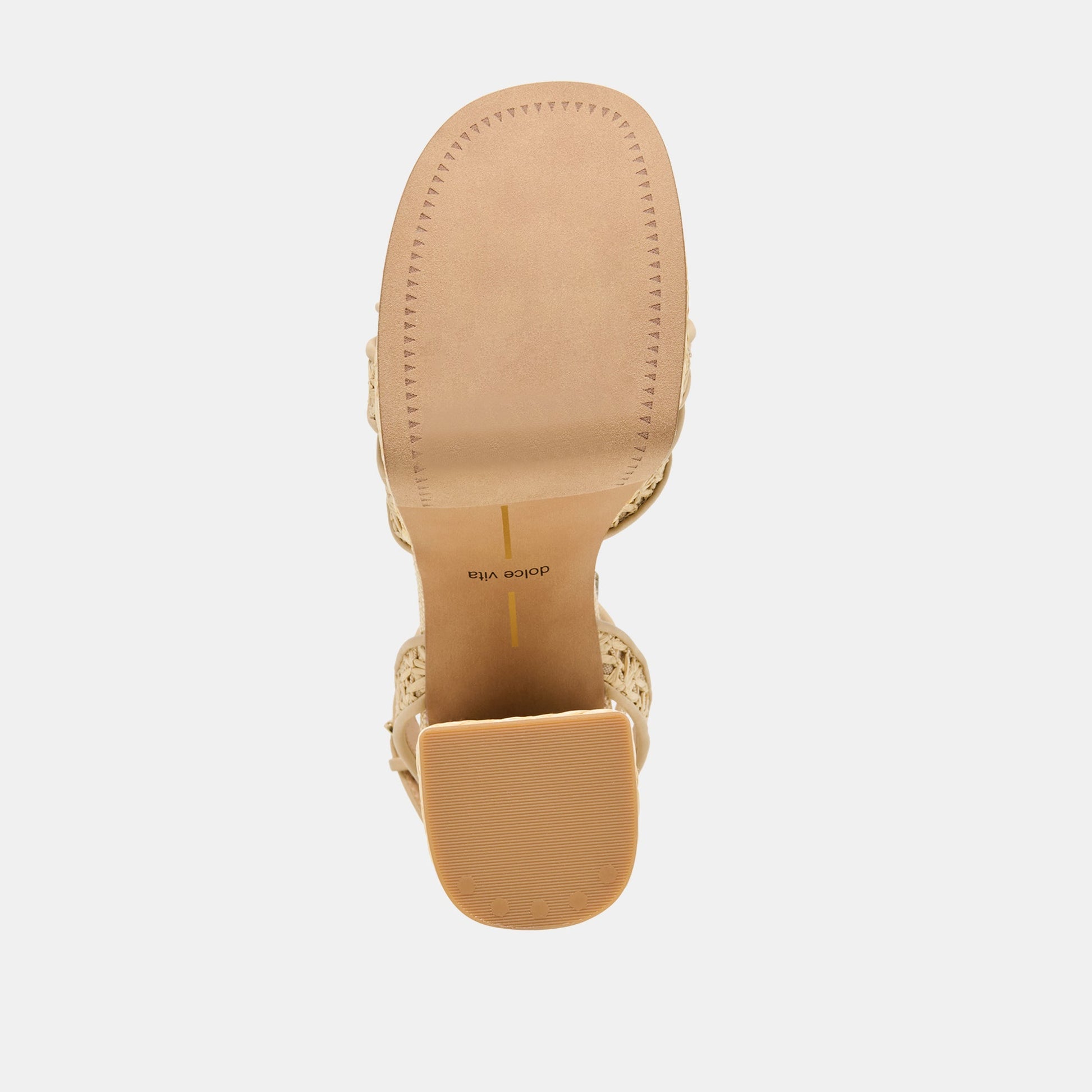 Danila Lt Natural Cross Hatch Raffia Heels Dolce Vita New