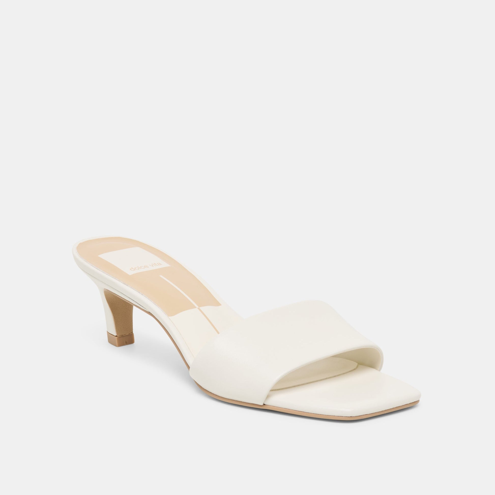 Rexa True White Leather Heels Dolce Vita Online
