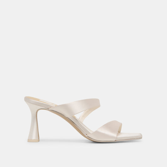 Icelyn Ivory Satin Heels Dolce Vita On sale