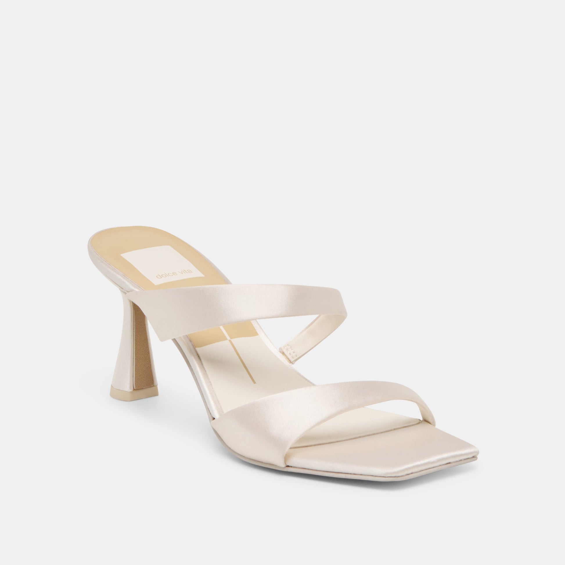 Icelyn Ivory Satin Heels Dolce Vita On sale