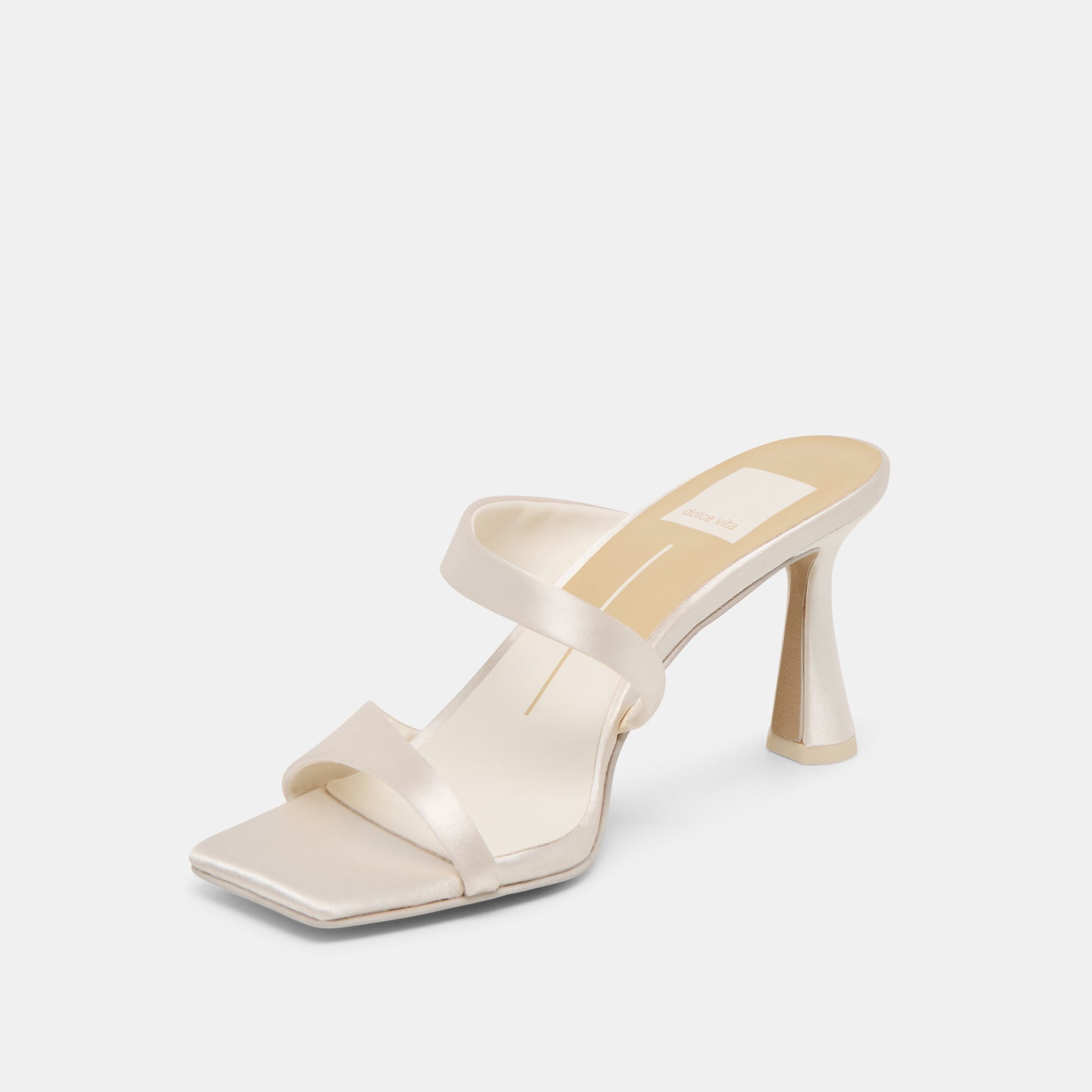 Icelyn Ivory Satin Heels Dolce Vita On sale