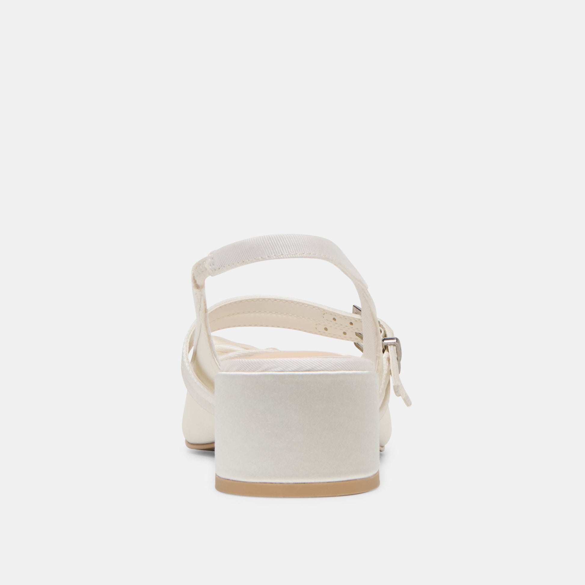 Loris True White Satin Heels Dolce Vita New