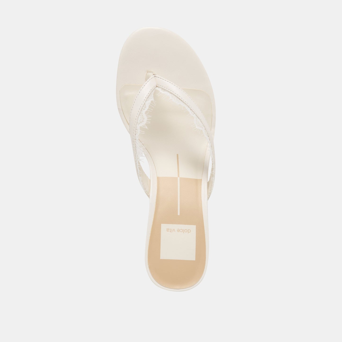 Daksie Lace True White Leather Heels Dolce Vita Online