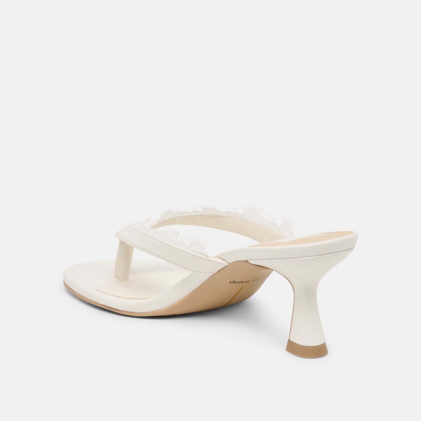 Daksie Lace True White Leather Heels Dolce Vita Online