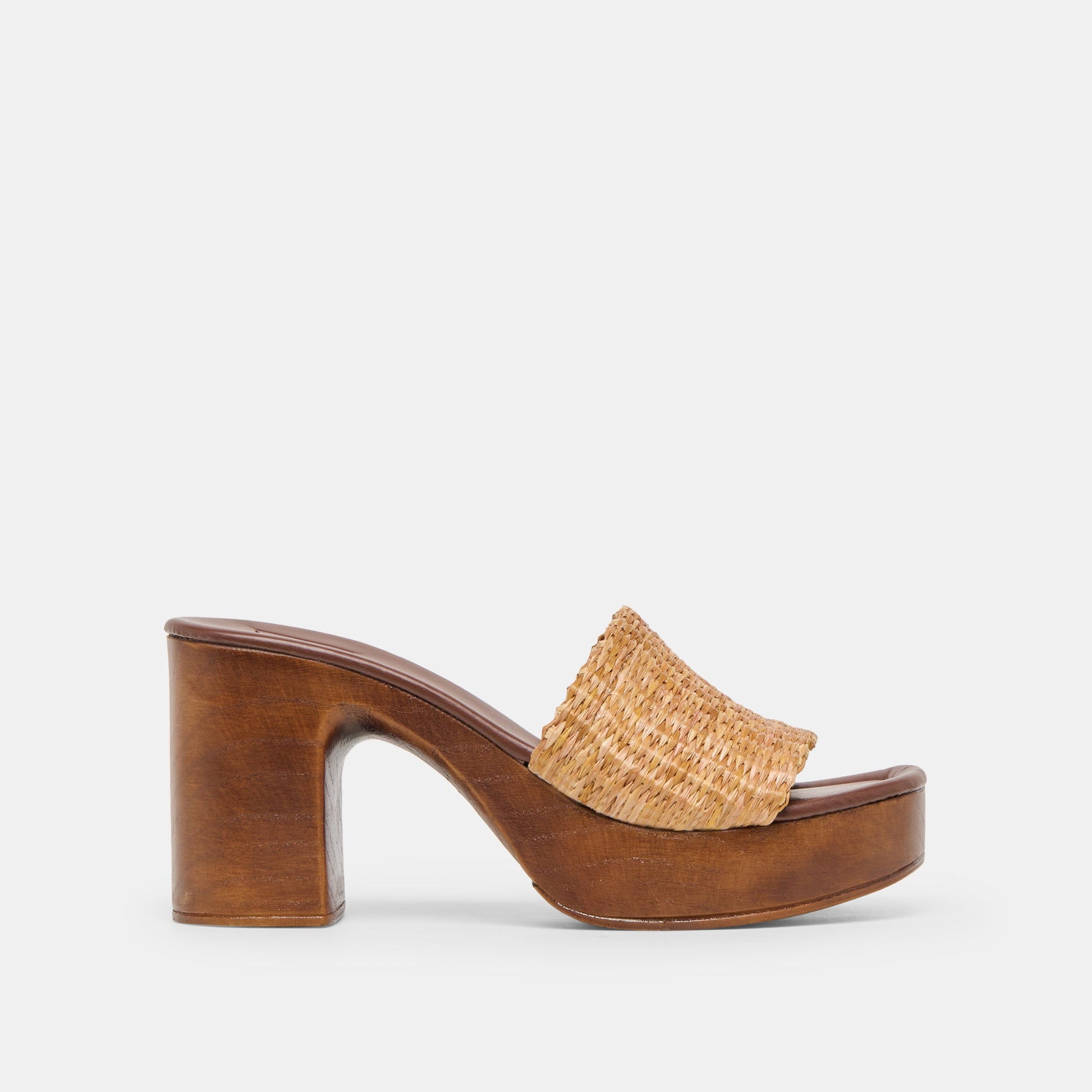 Celest Natural Raffia Heels Dolce Vita New