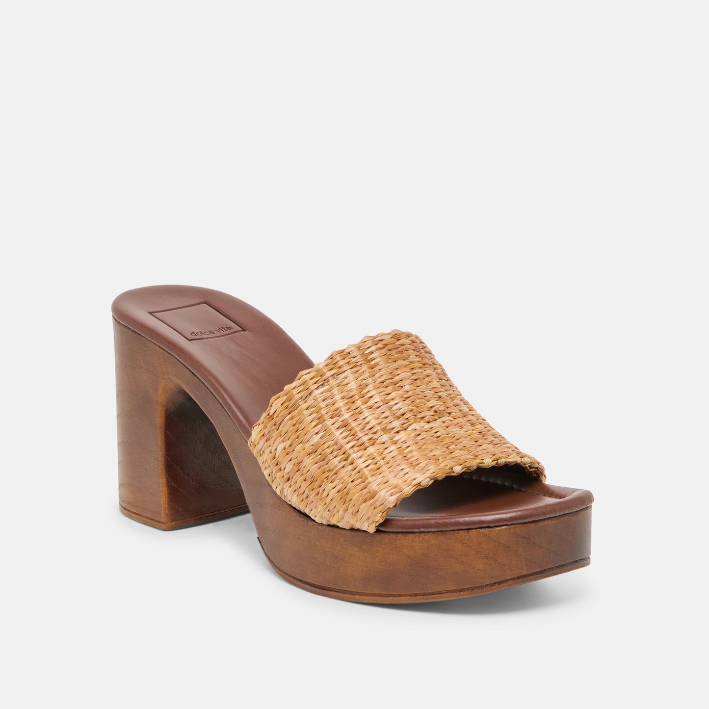 Celest Natural Raffia Heels Dolce Vita New