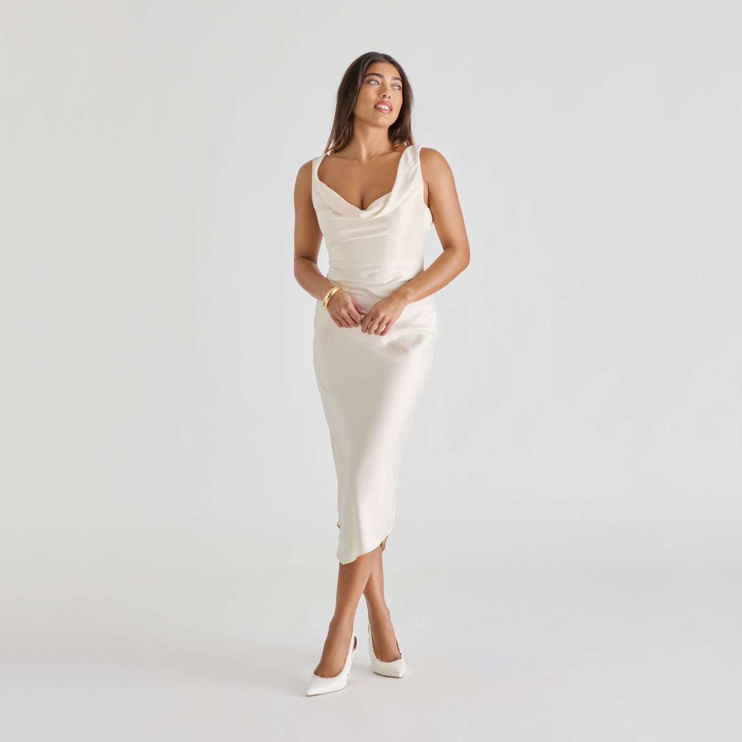 Kelson Pearl True White Leather Heels Dolce Vita Outlet