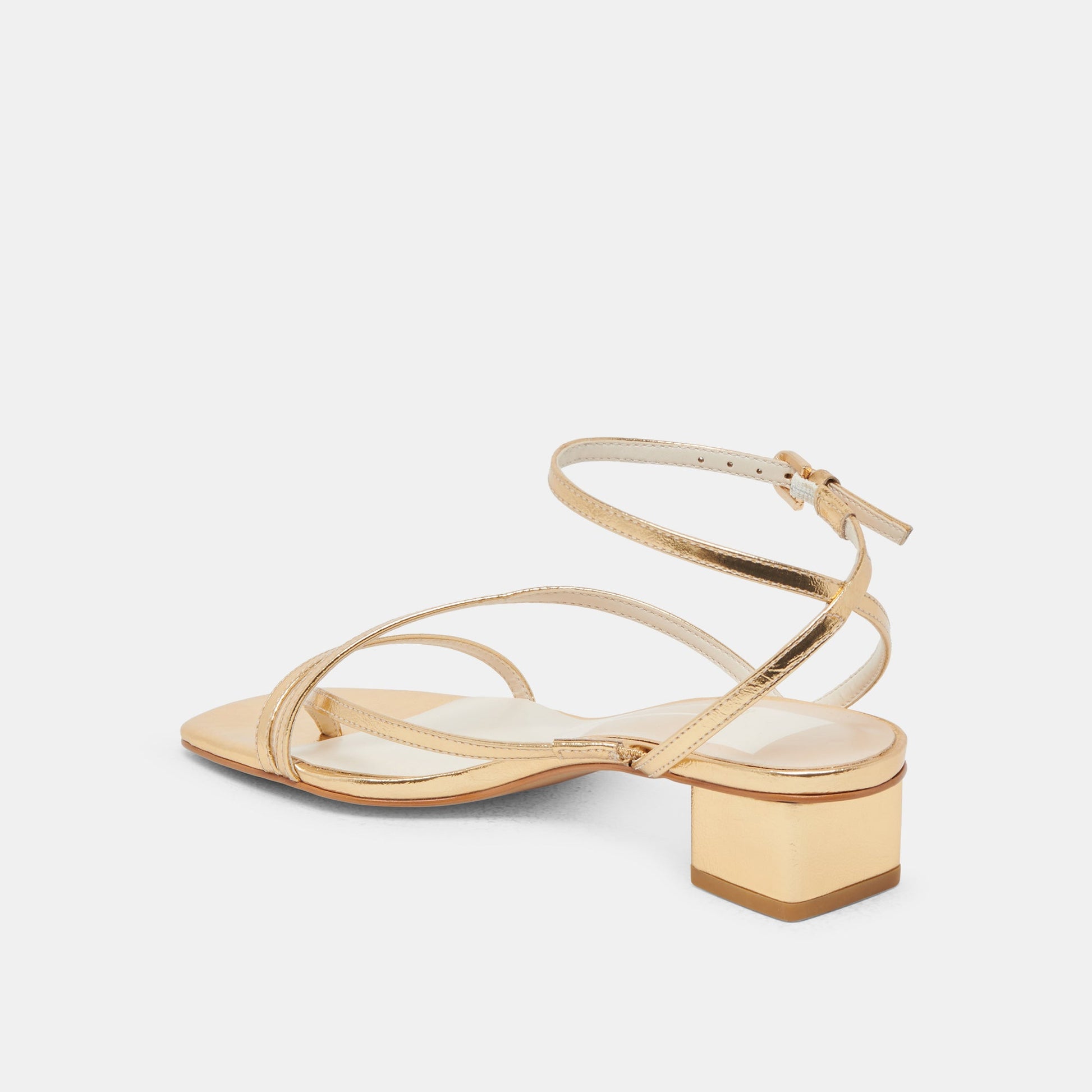 Karlos Wide Gold Metallic Stella Sandals Dolce Vita For sale