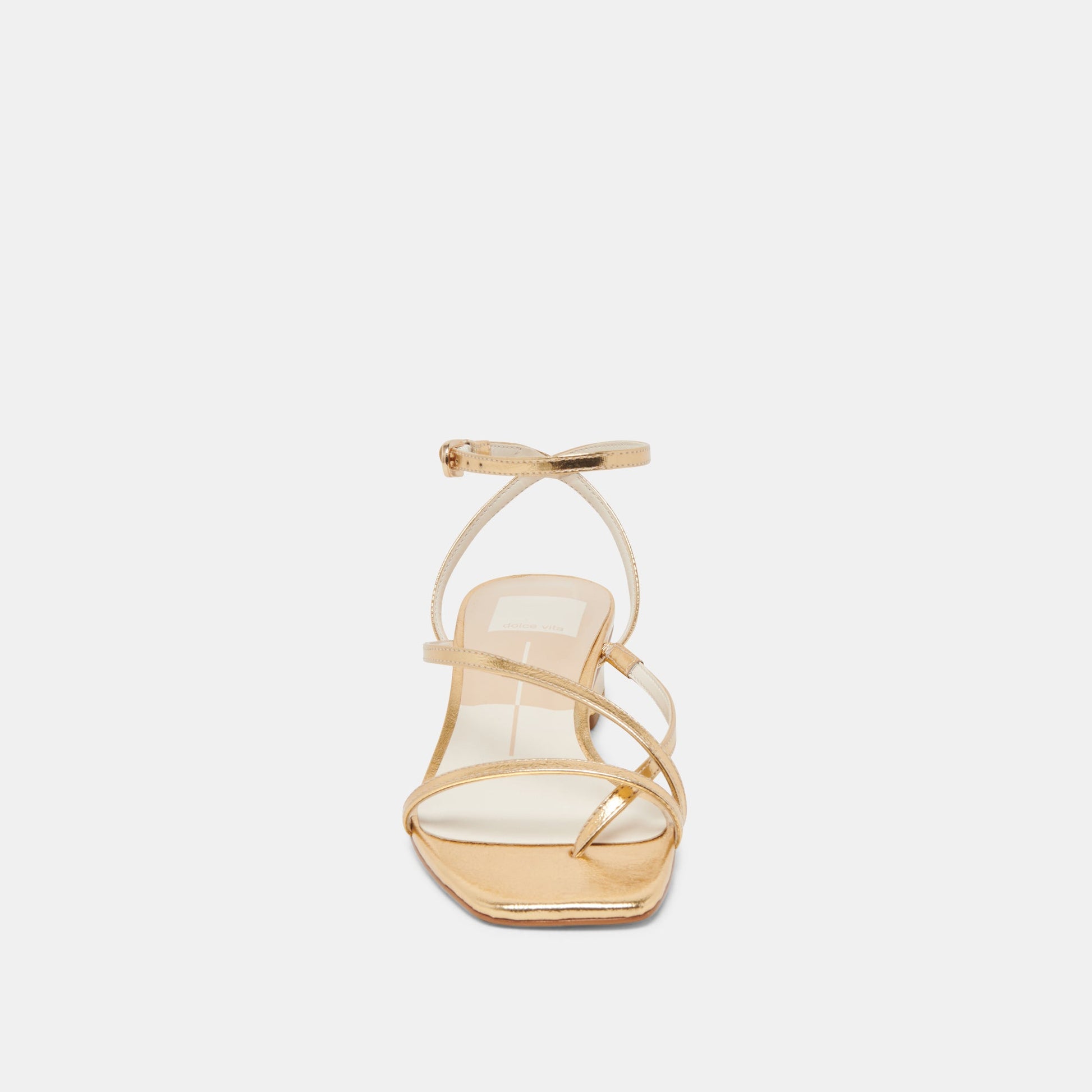 Karlos Wide Gold Metallic Stella Sandals Dolce Vita For sale