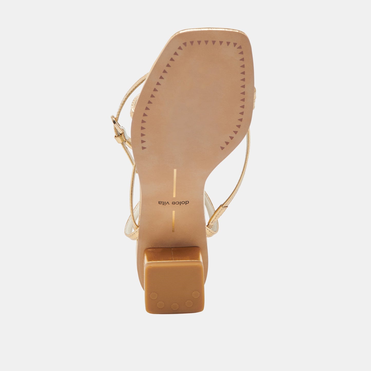 Karlos Wide Gold Metallic Stella Sandals Dolce Vita For sale