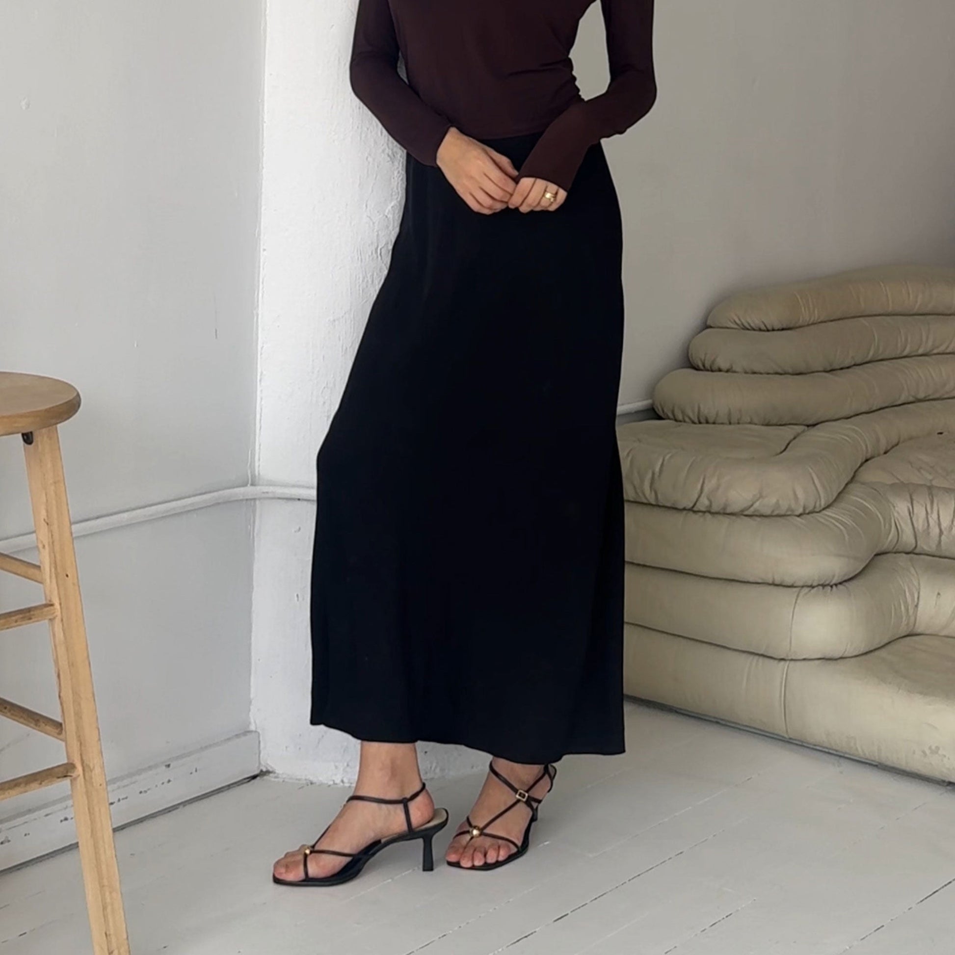 Mylee Black Leather Heels Dolce Vita us