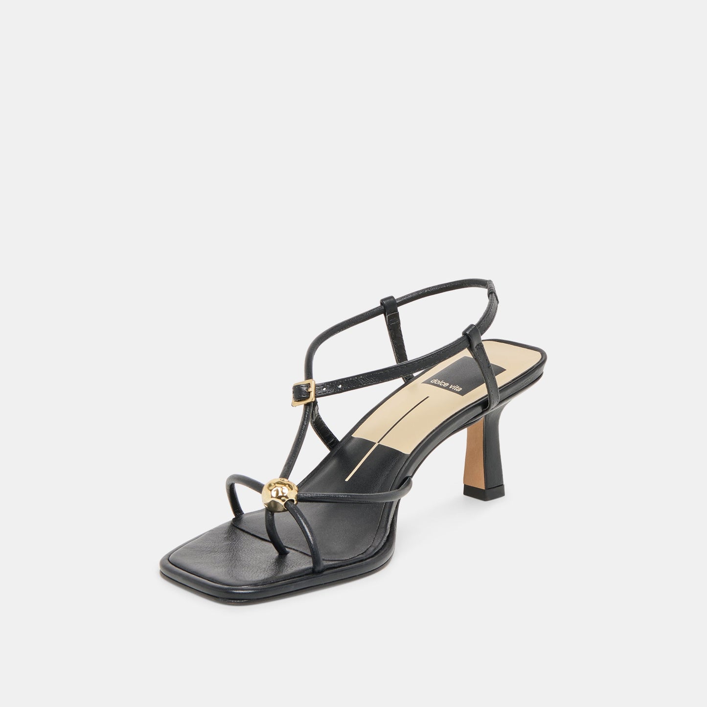Mylee Black Leather Heels Dolce Vita us