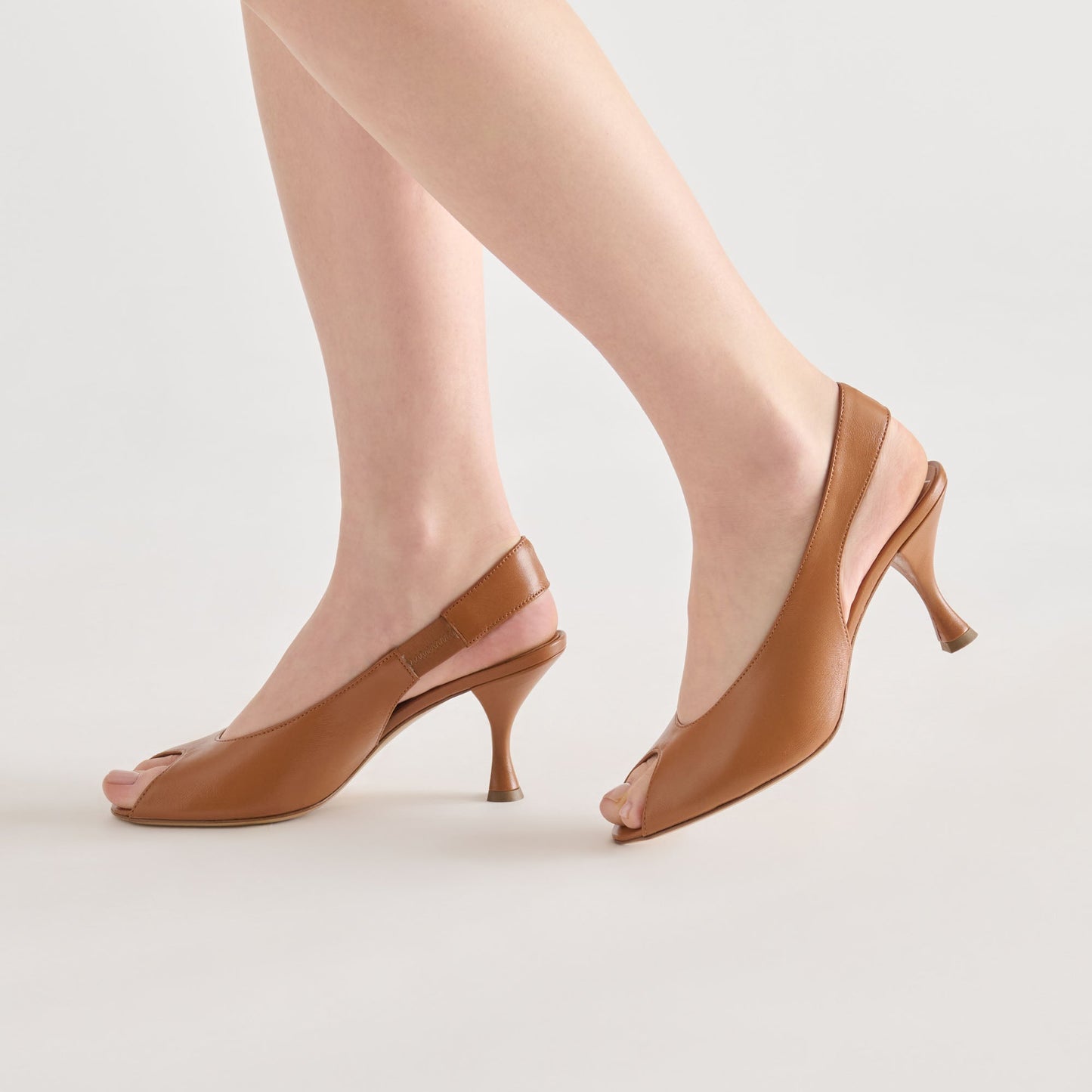 Madow Tan Leather Heels Dolce Vita Outlet