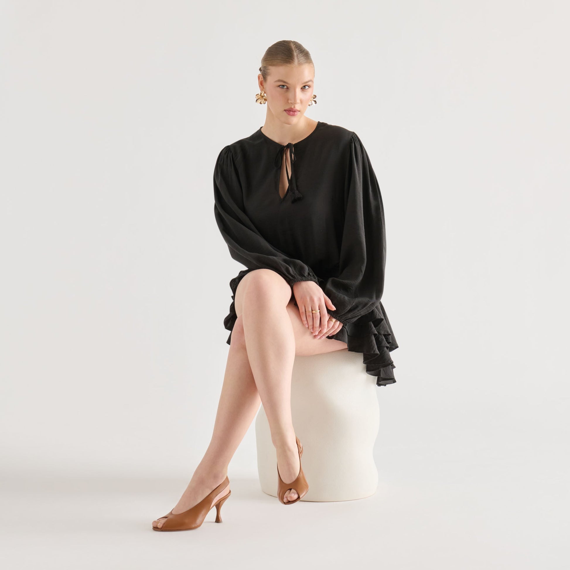 Madow Tan Leather Heels Dolce Vita Outlet
