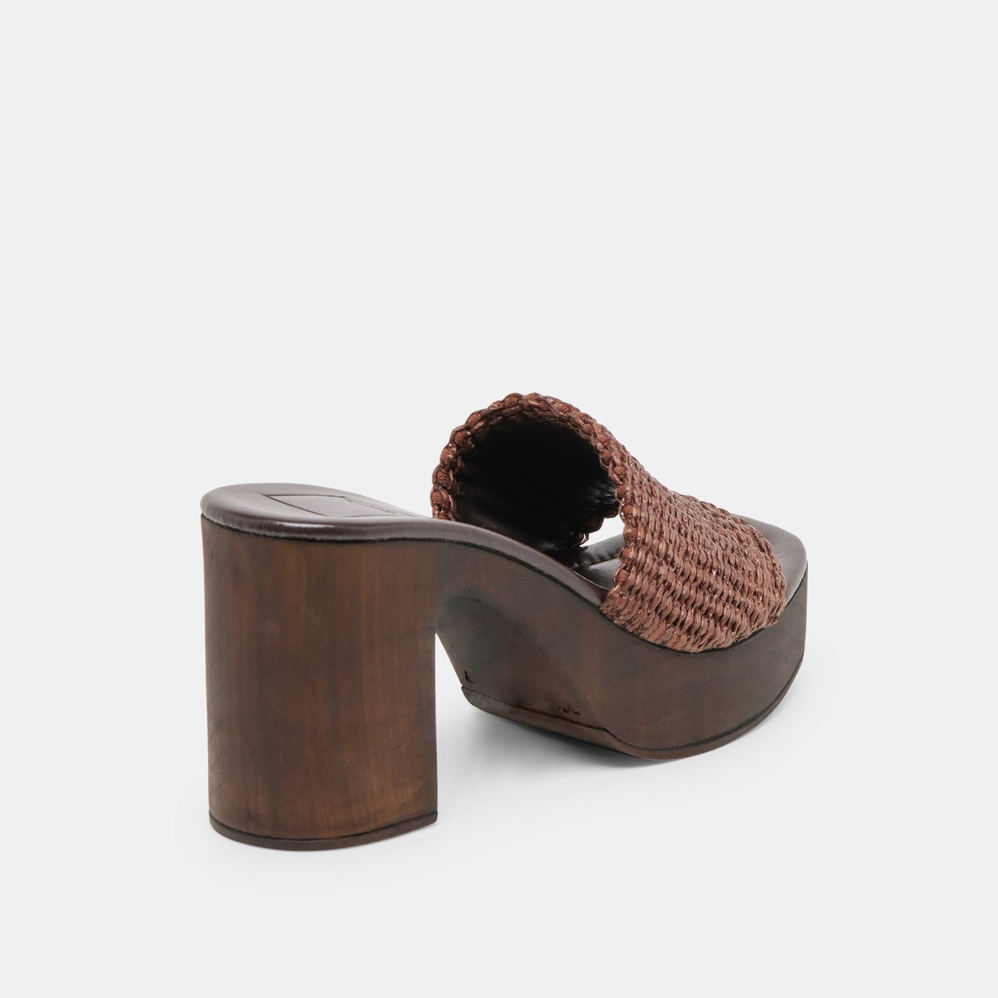 Celest Chocolate Raffia Heels Dolce Vita For sale