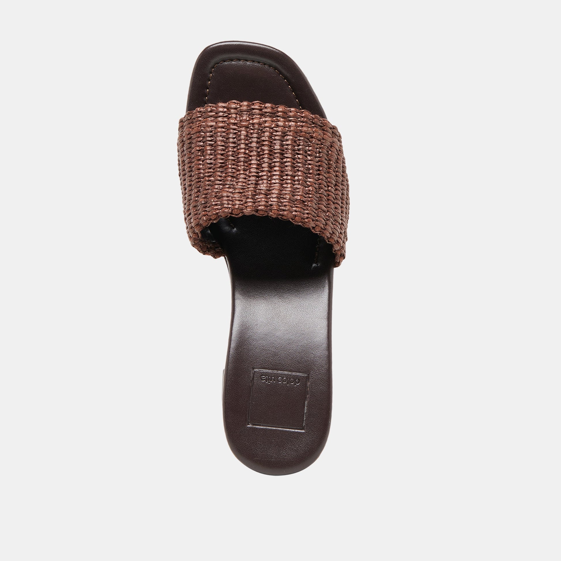 Celest Chocolate Raffia Heels Dolce Vita For sale