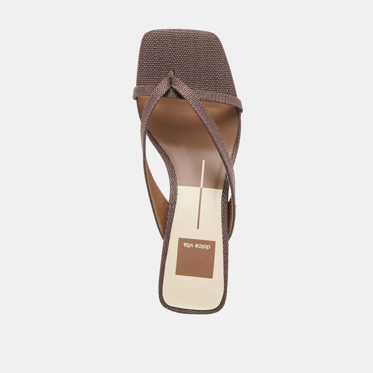 Brevel Chocolate Raffia Heels Dolce Vita us
