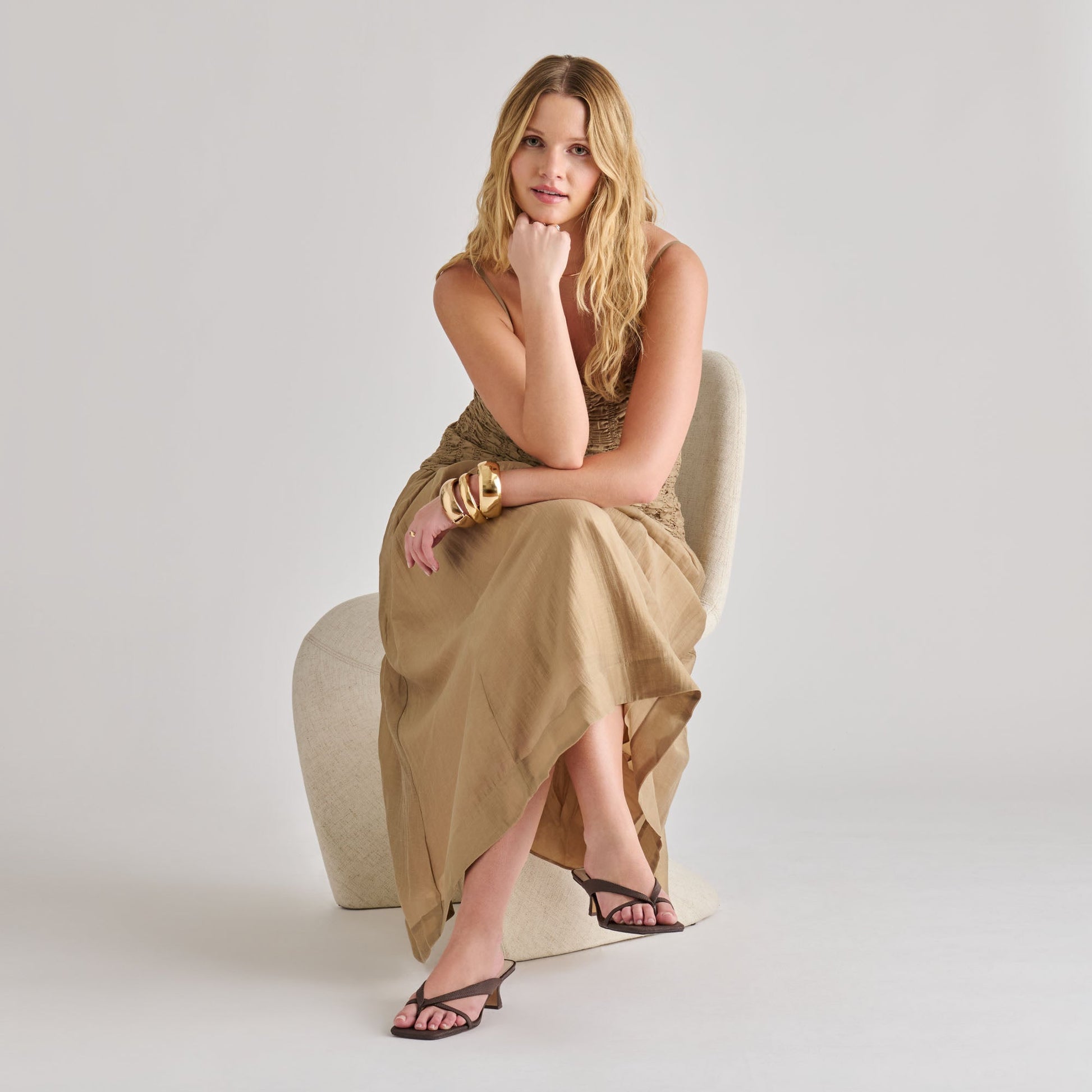 Brevel Chocolate Raffia Heels Dolce Vita us