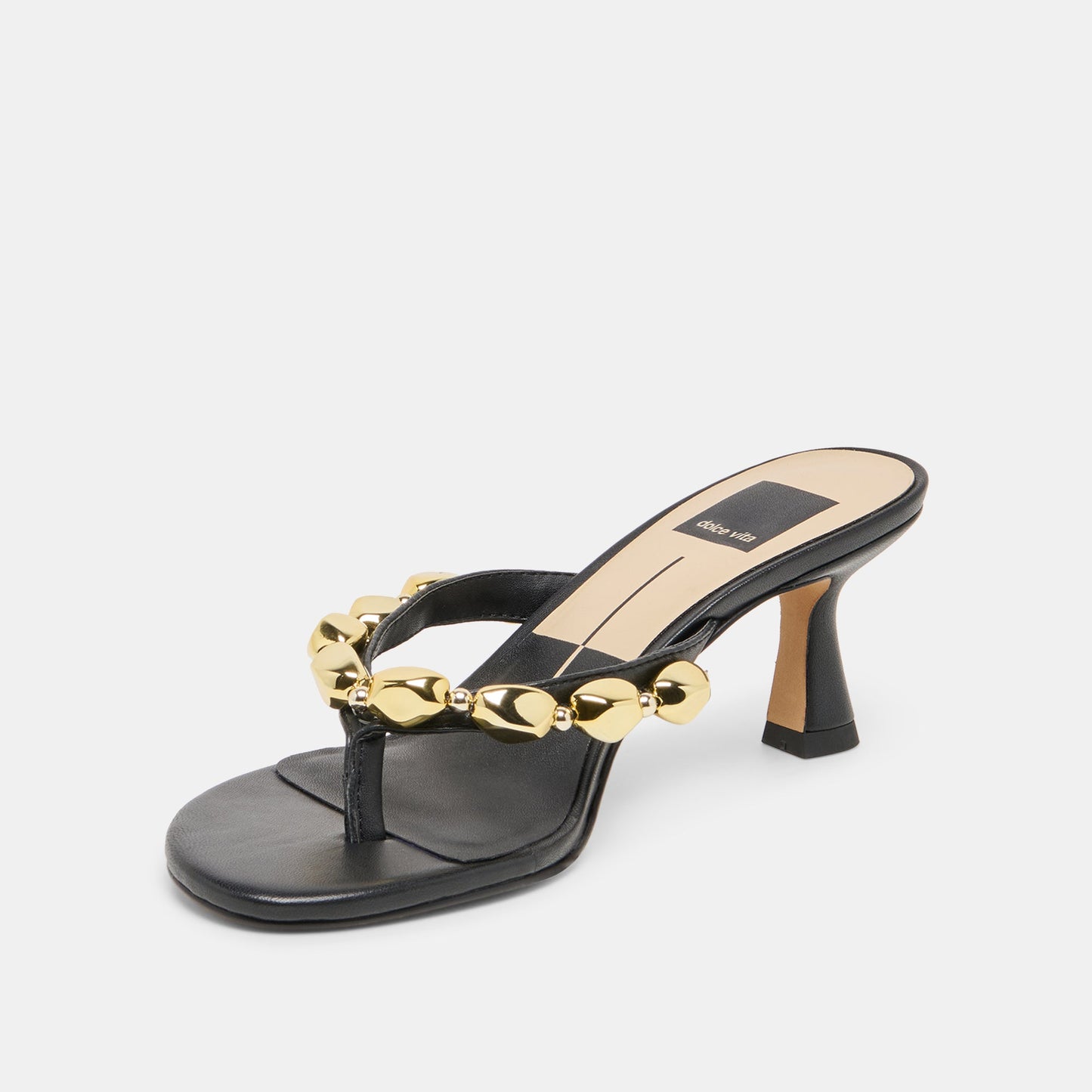 Daksie Black Leather Heels Dolce Vita Online