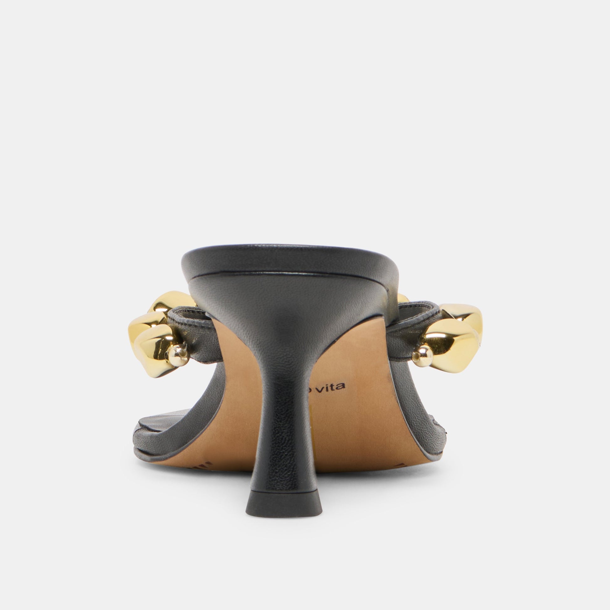 Daksie Black Leather Heels Dolce Vita Online