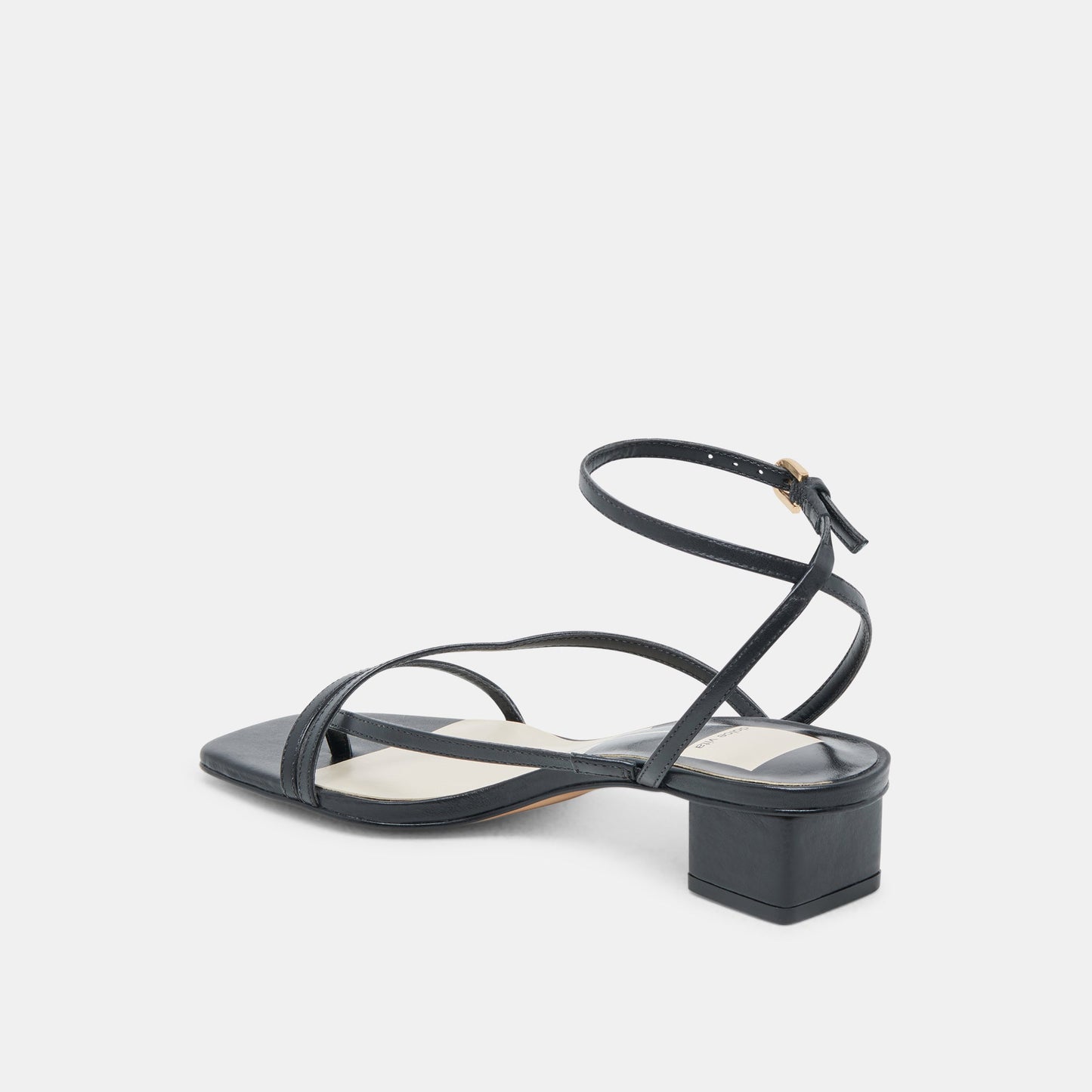 Karlos Wide Black Leather Sandals Dolce Vita Outlet