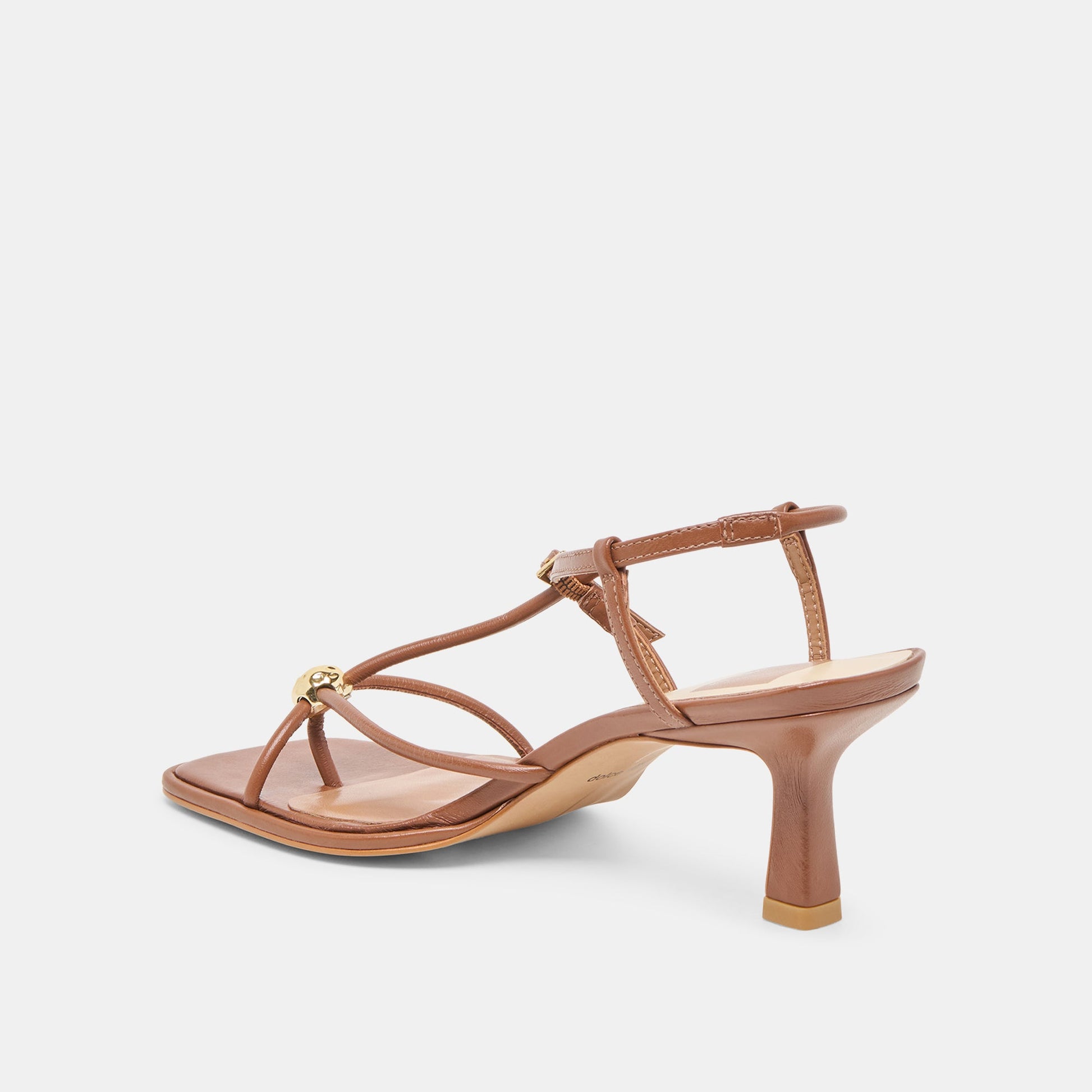 Mylee Cognac Leather Heels Dolce Vita us