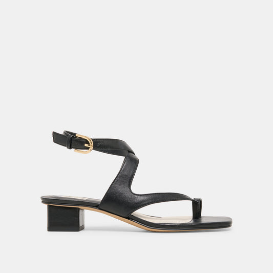 Kameo Black Leather Heels Dolce Vita New
