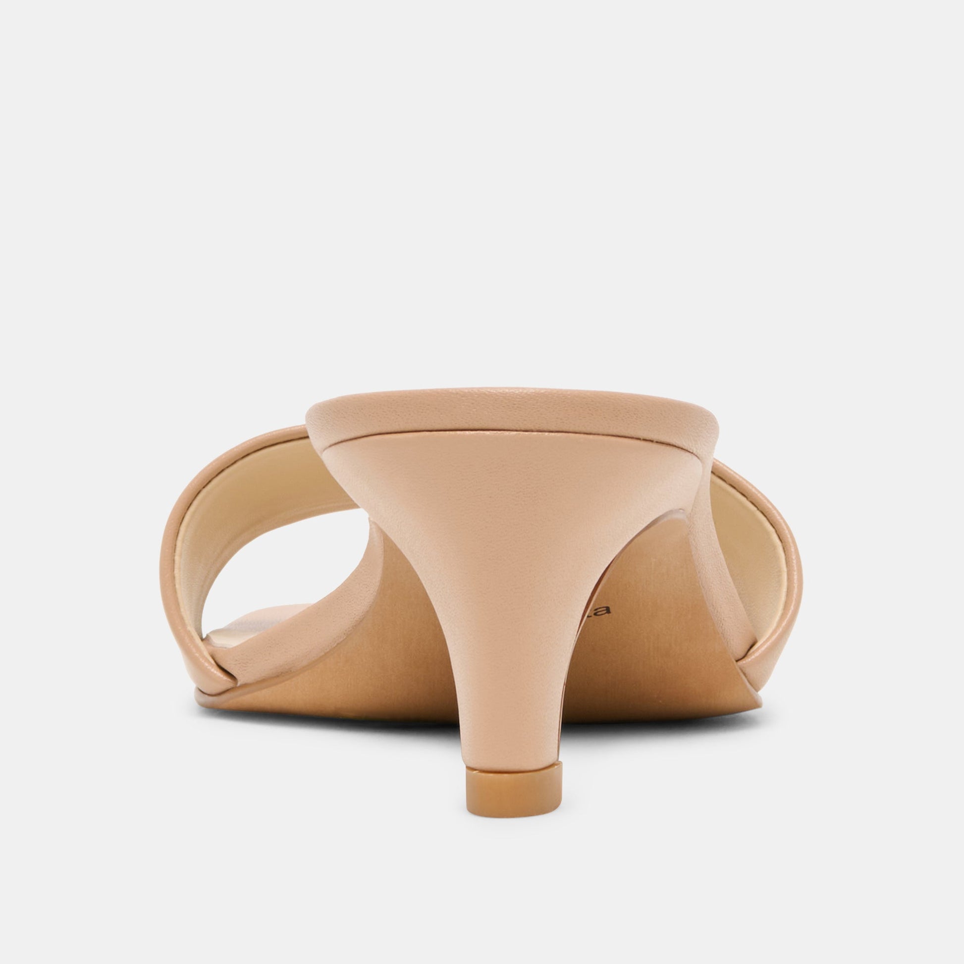 Rexa Wide Light Tan Leather Heels Dolce Vita Outlet