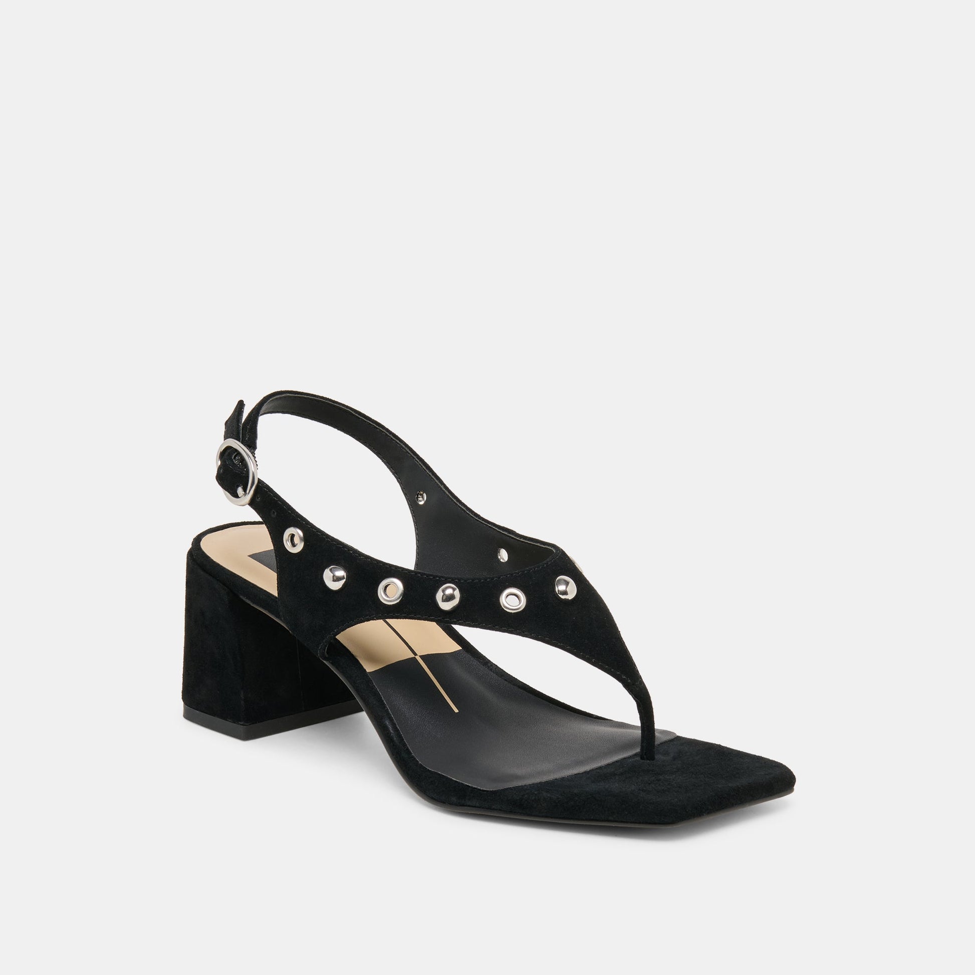 Yves Stud Onyx Suede Heels Dolce Vita For sale