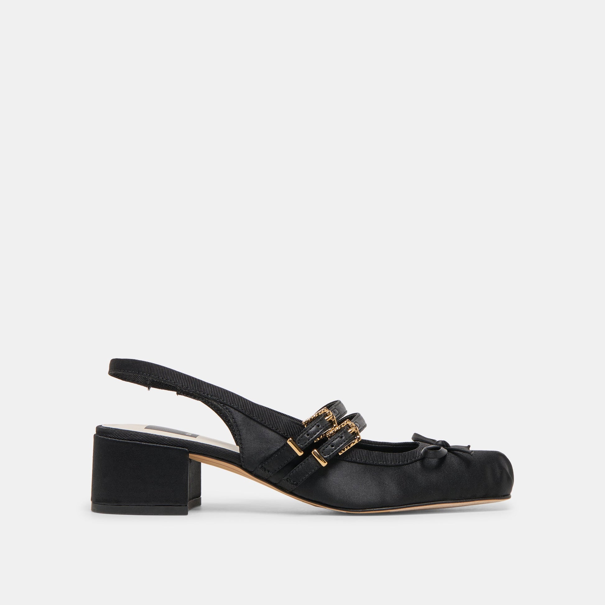 Loris Onyx Satin Heels Dolce Vita Discount