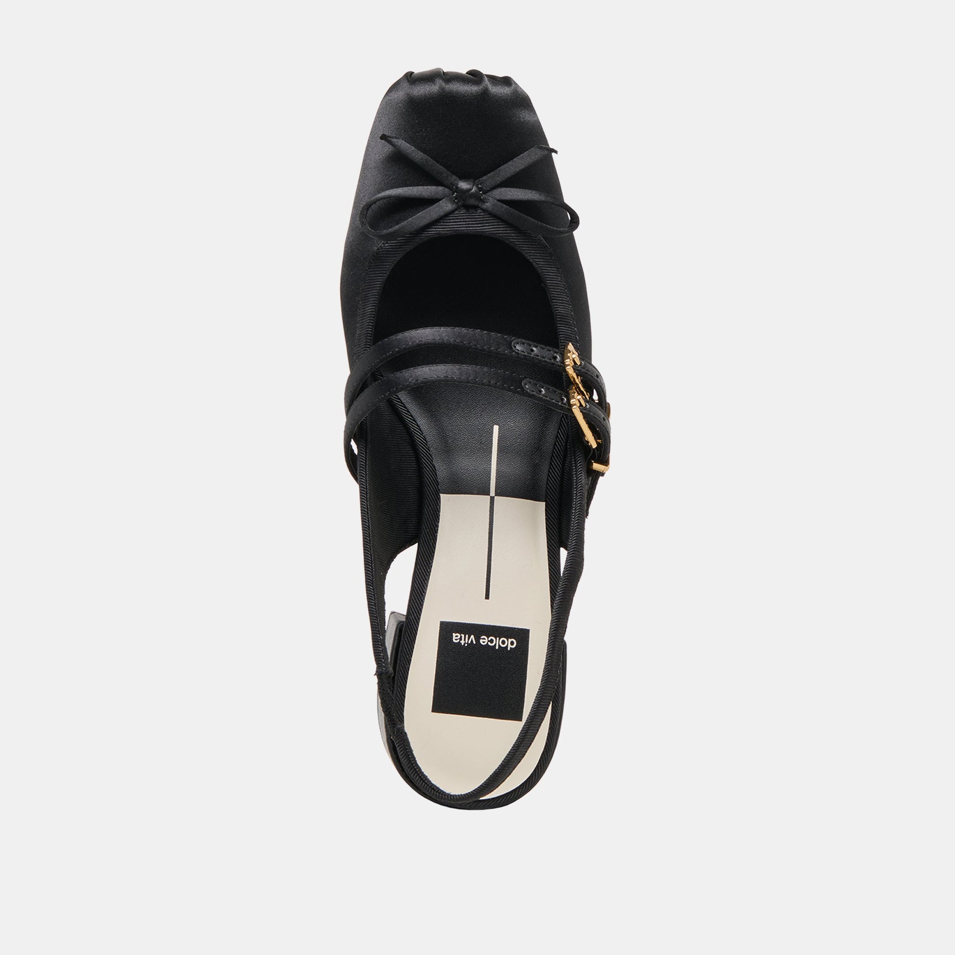 Loris Onyx Satin Heels Dolce Vita Discount