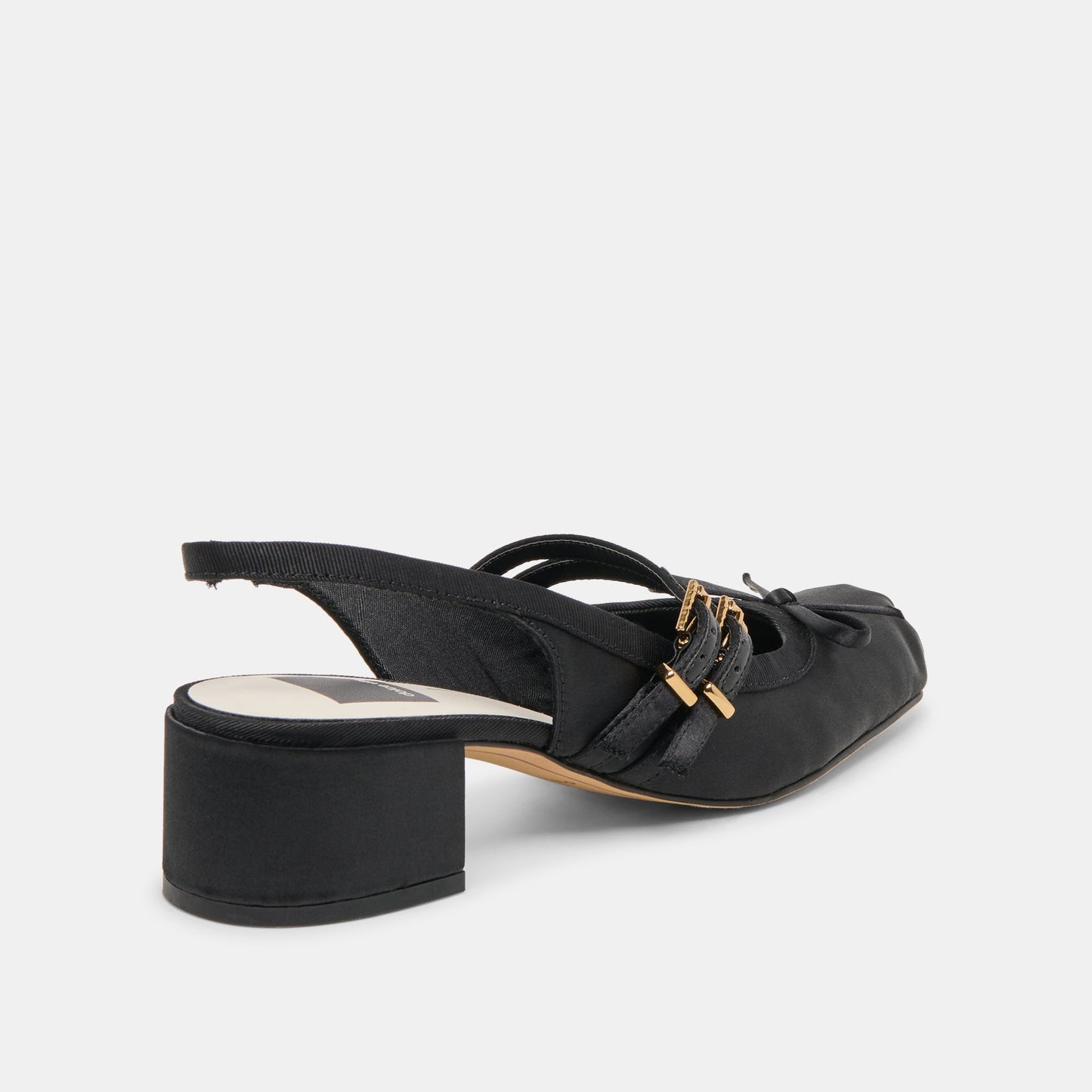 Loris Onyx Satin Heels Dolce Vita Discount
