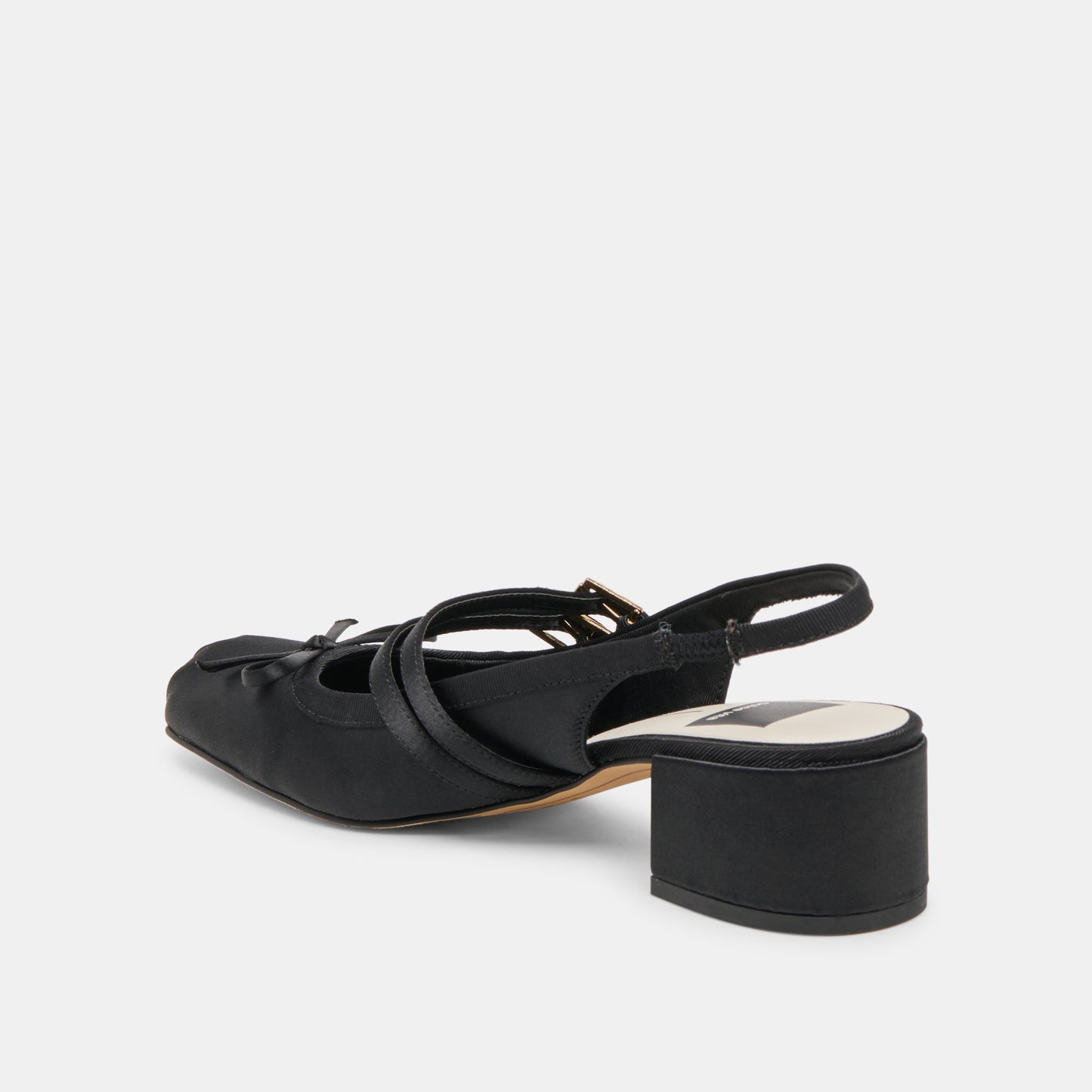 Loris Onyx Satin Heels Dolce Vita Discount