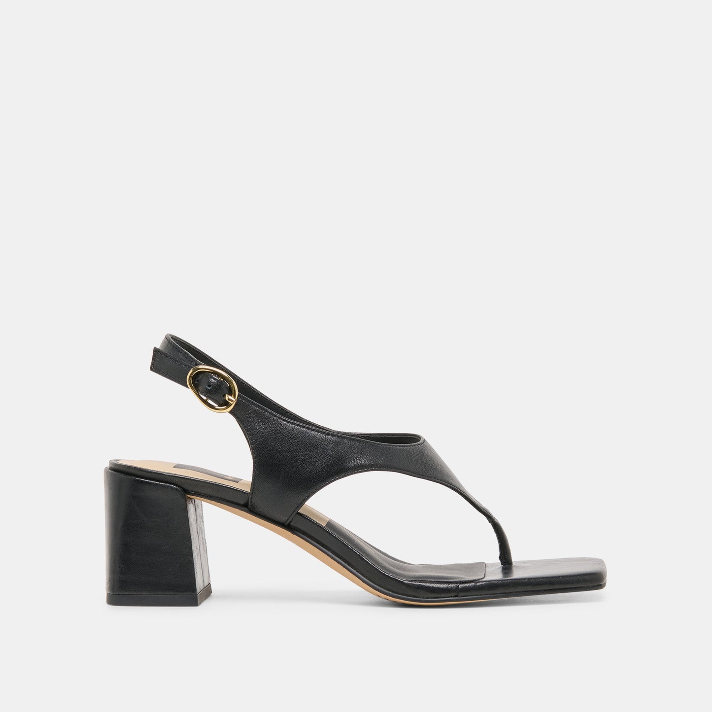 Yves Black Leather Heels Dolce Vita Outlet