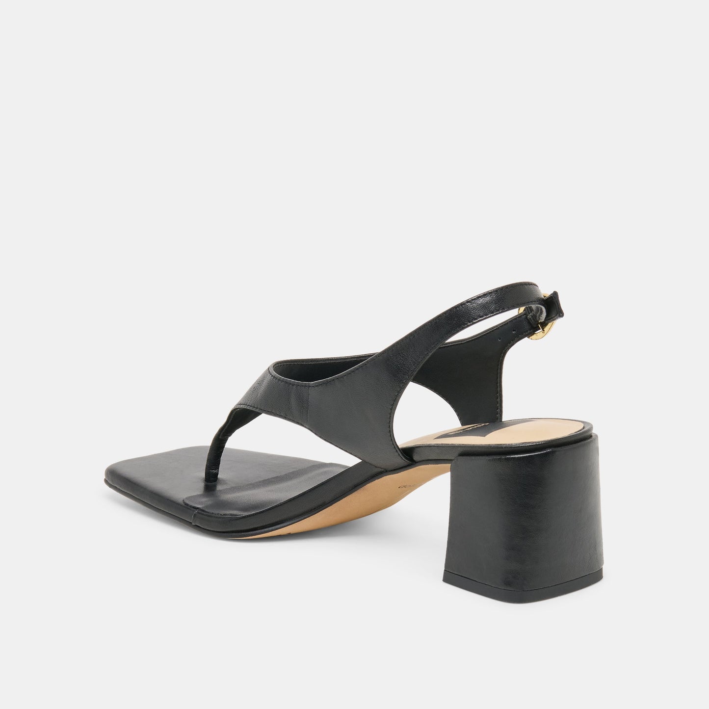 Yves Black Leather Heels Dolce Vita Outlet