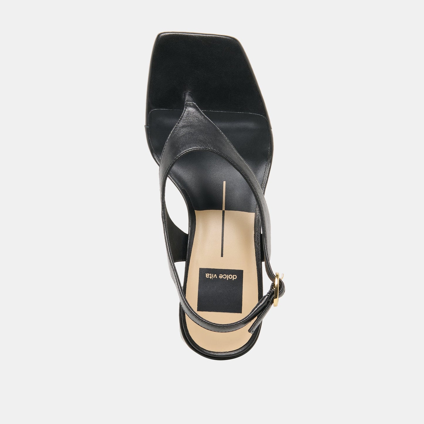 Yves Black Leather Heels Dolce Vita Outlet