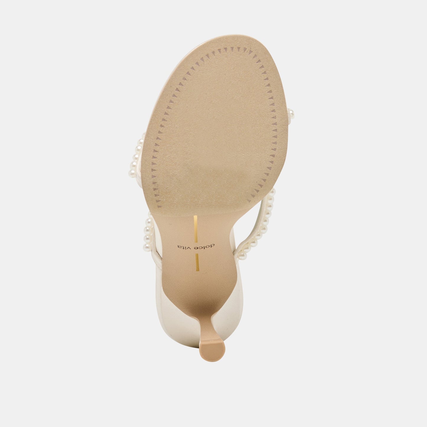 Liano Pearl Off White Satin Heels Dolce Vita For sale