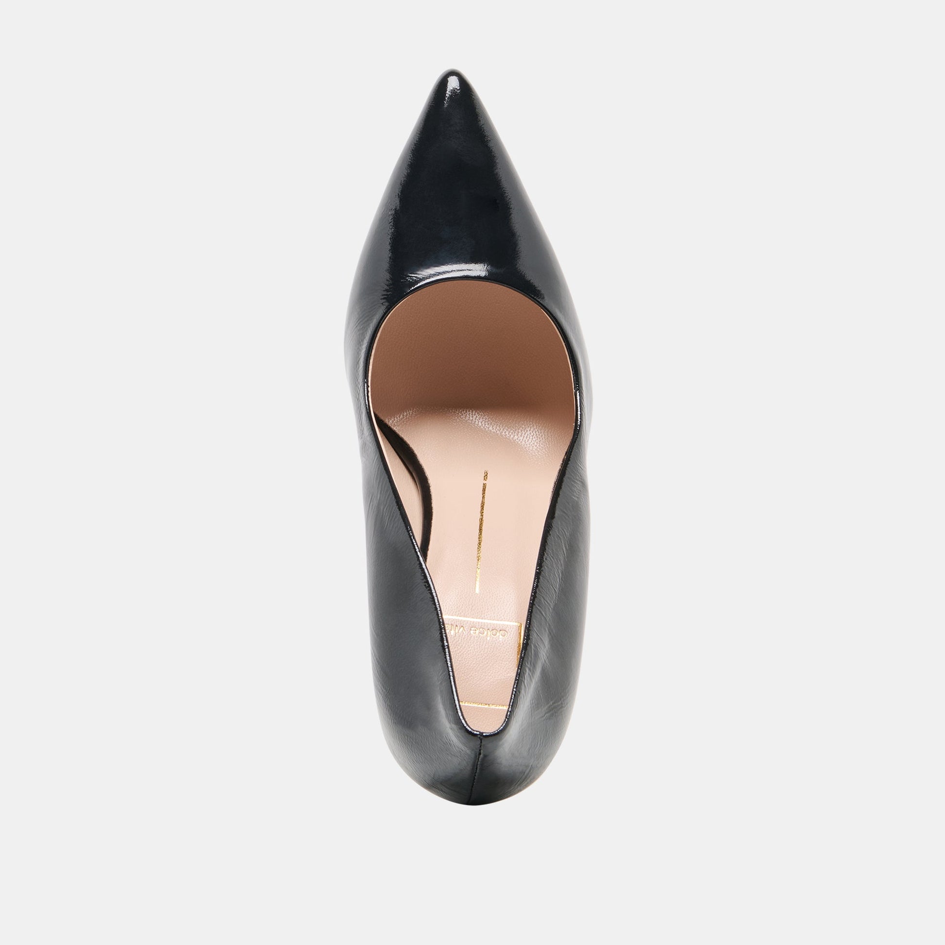 LANKY Black Leather Closed-Toe Pump Stiletto Heels Dolce Vita us