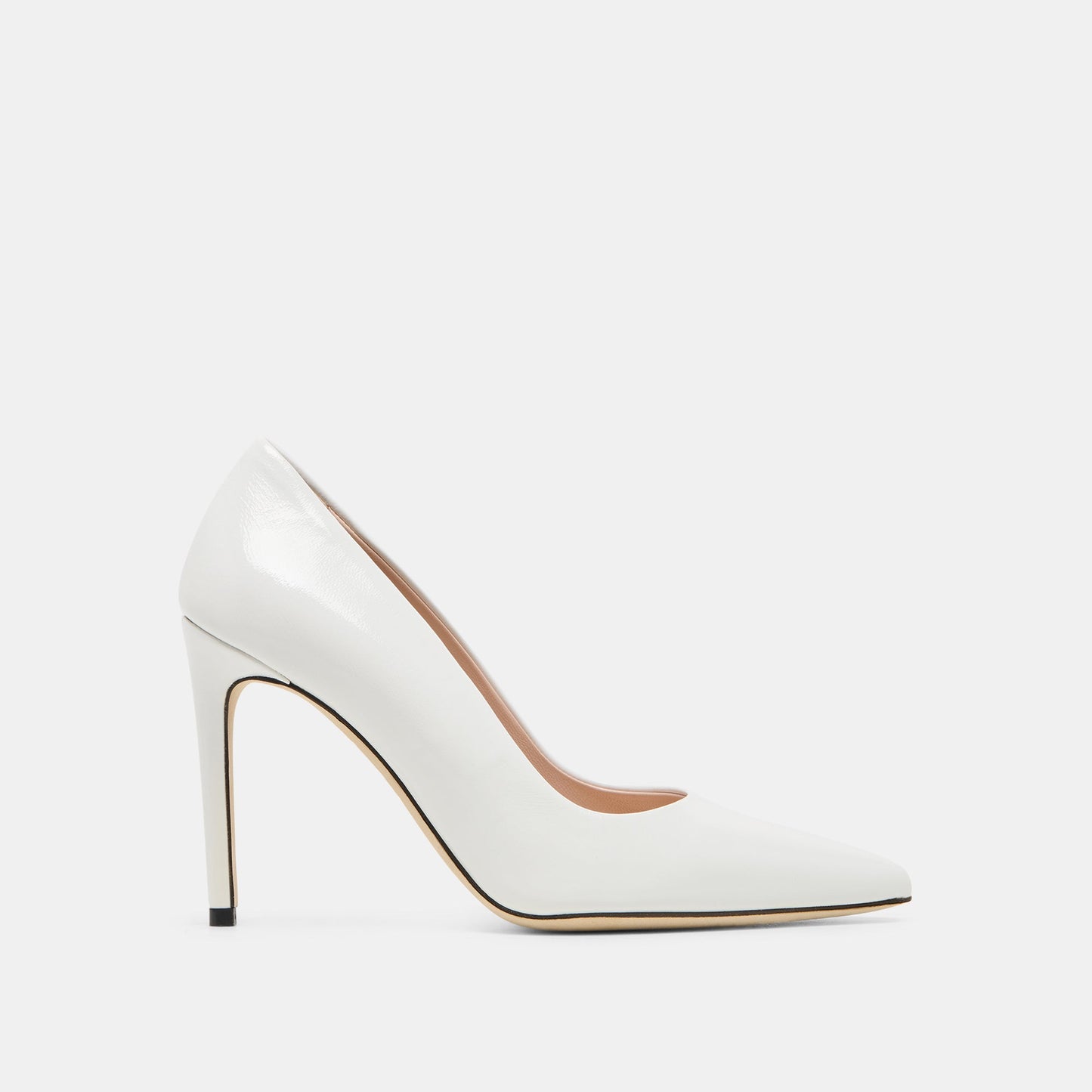LANKY White Leather Closed-Toe Pump Stiletto Heels Dolce Vita Discount