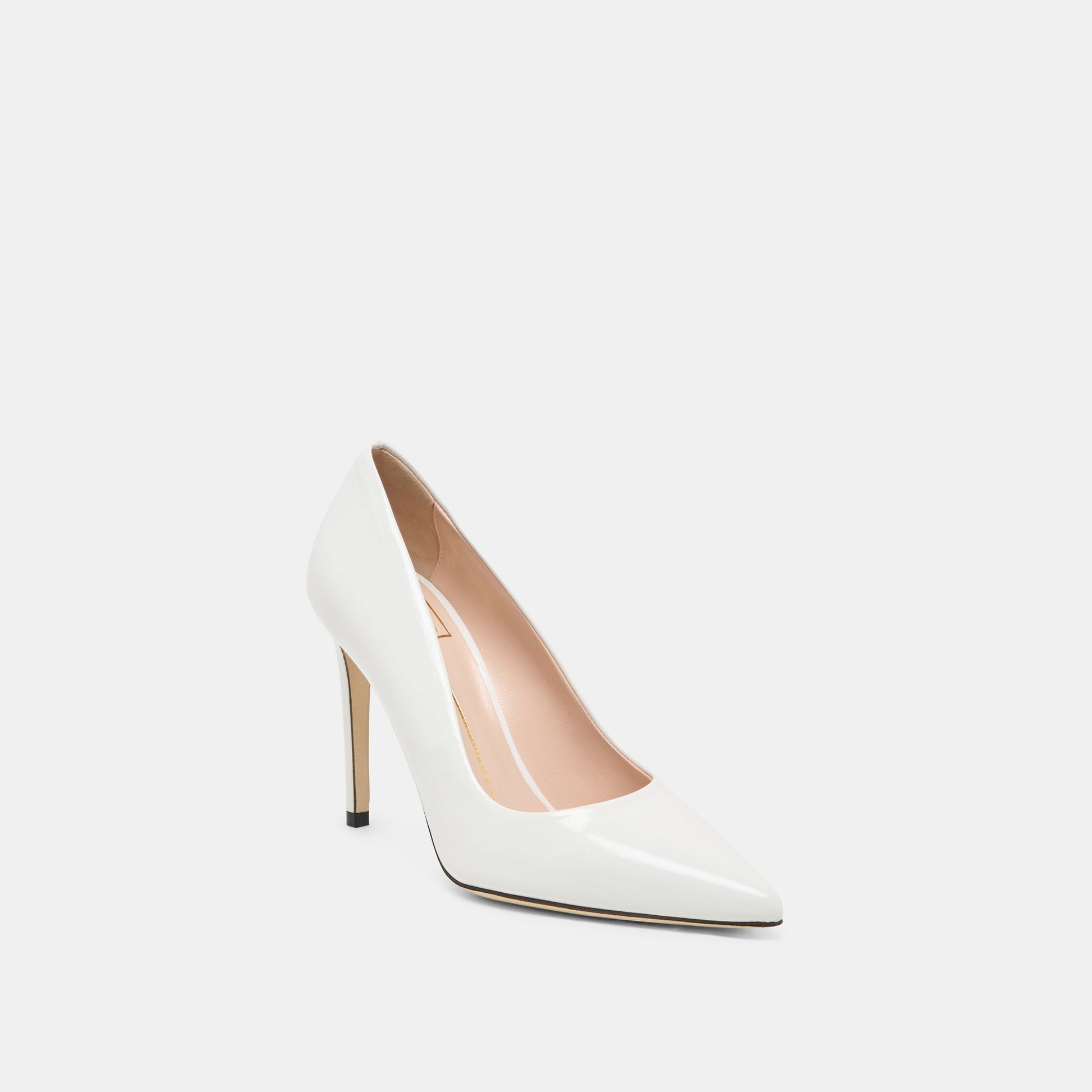 LANKY White Leather Closed-Toe Pump Stiletto Heels Dolce Vita Discount