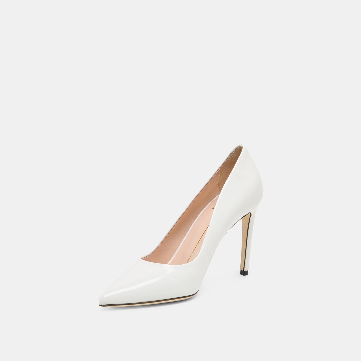 LANKY White Leather Closed-Toe Pump Stiletto Heels Dolce Vita Discount