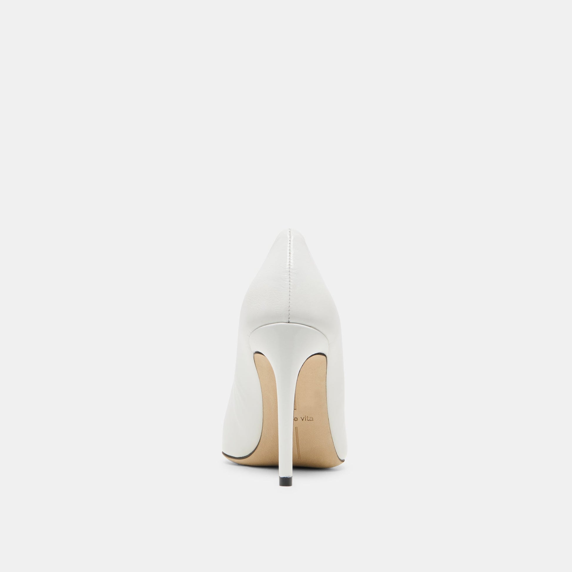 LANKY White Leather Closed-Toe Pump Stiletto Heels Dolce Vita Discount