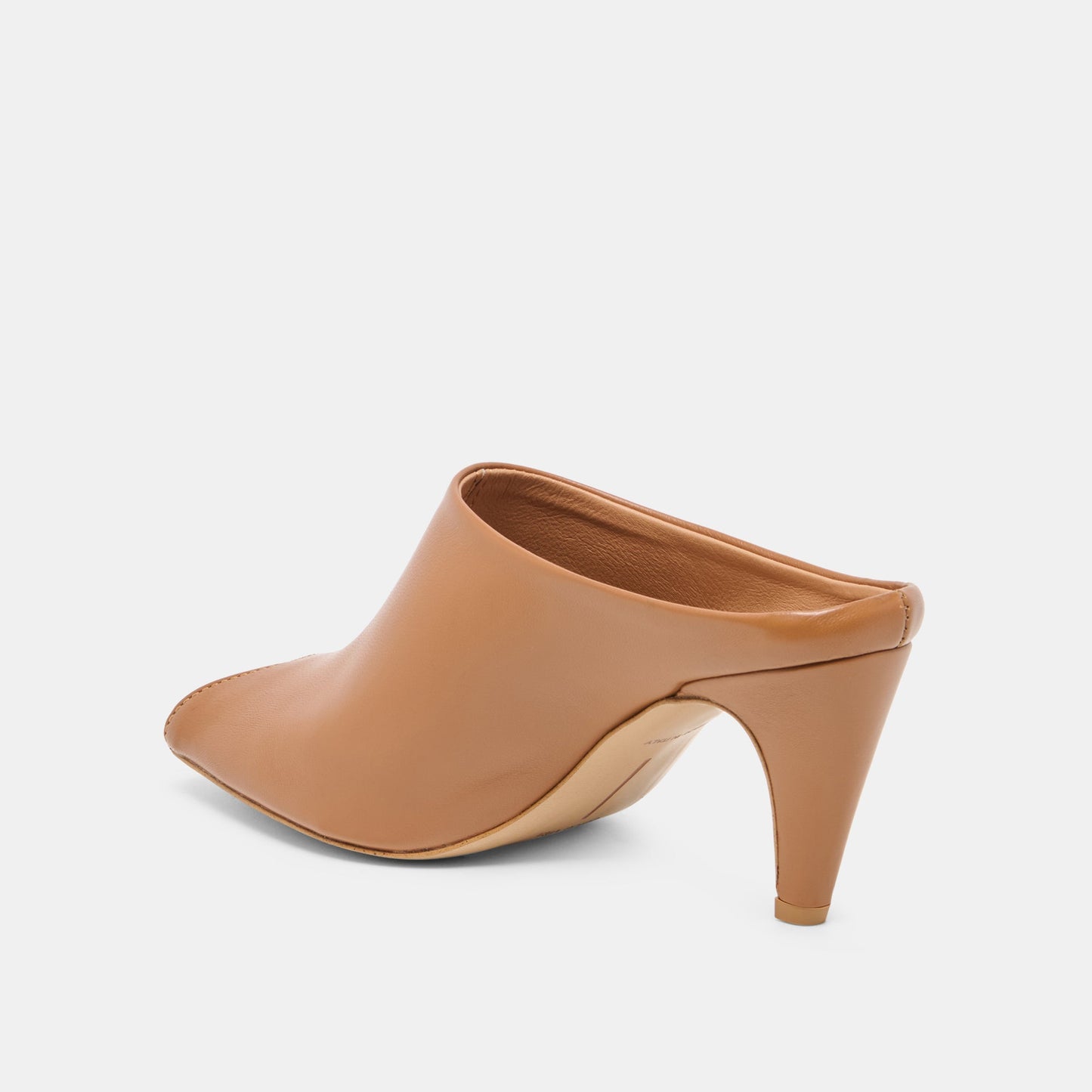 MERY Brown Leather Peep-Toe Heels Dolce Vita Online