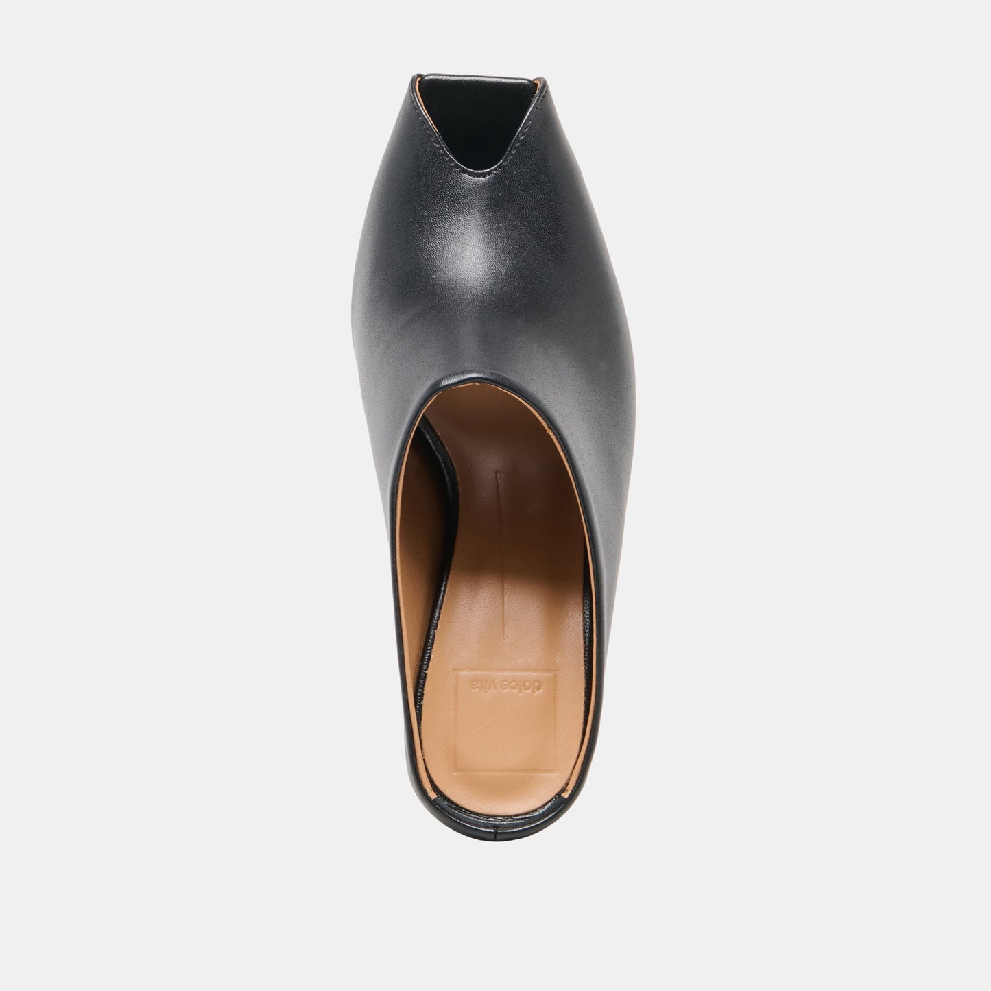 MERY Black Leather Peep-Toe Heels Dolce Vita Sale
