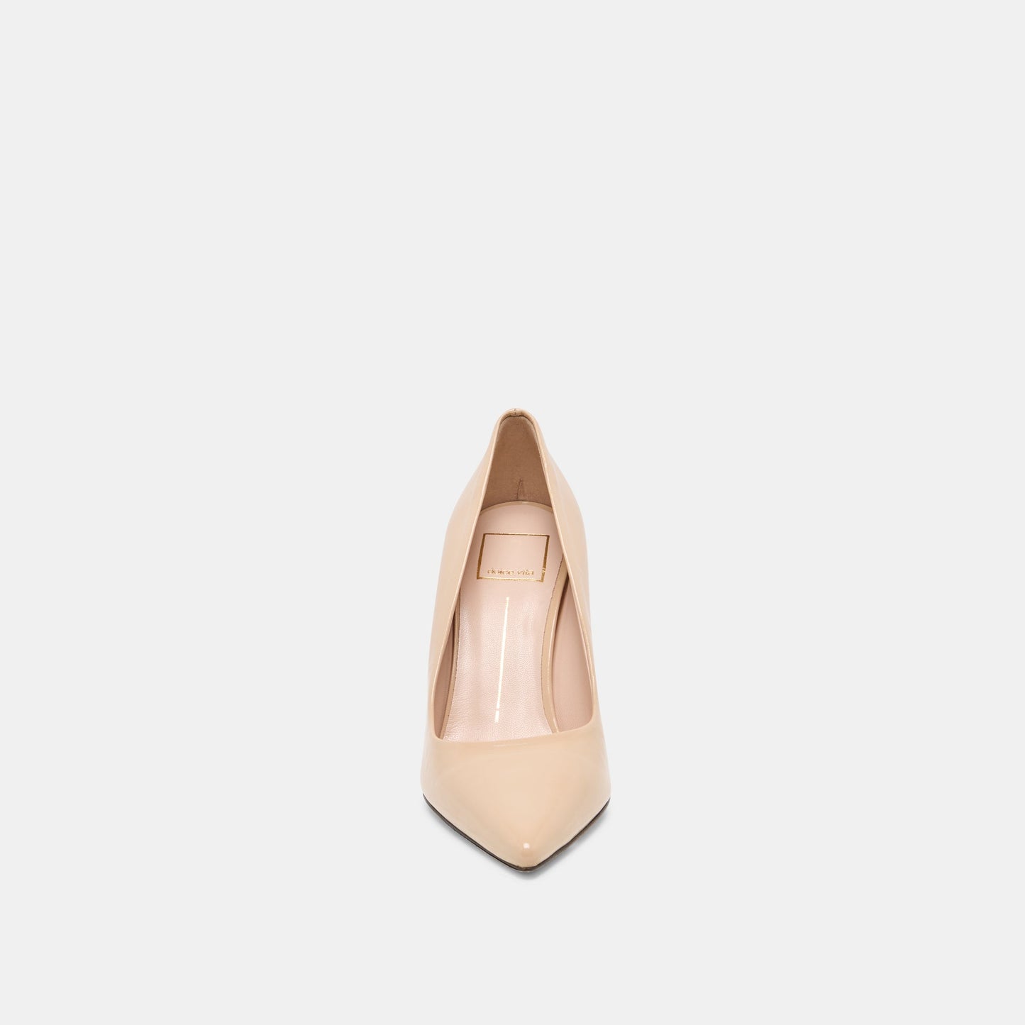 LANKY Tan Leather Closed-Toe Pump Stiletto Heels Dolce Vita On sale