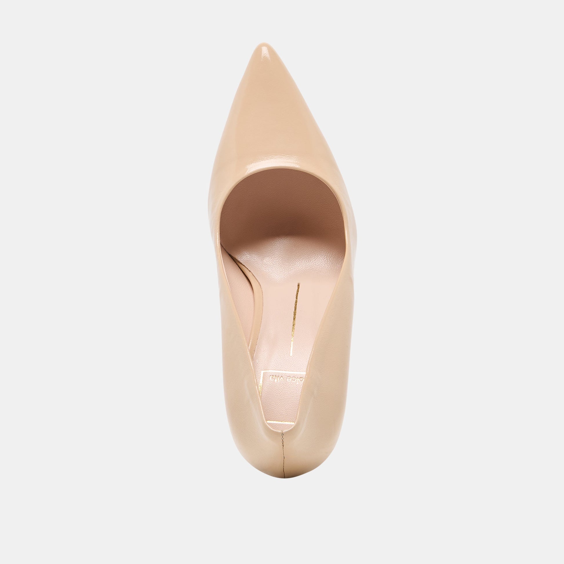 LANKY Tan Leather Closed-Toe Pump Stiletto Heels Dolce Vita On sale